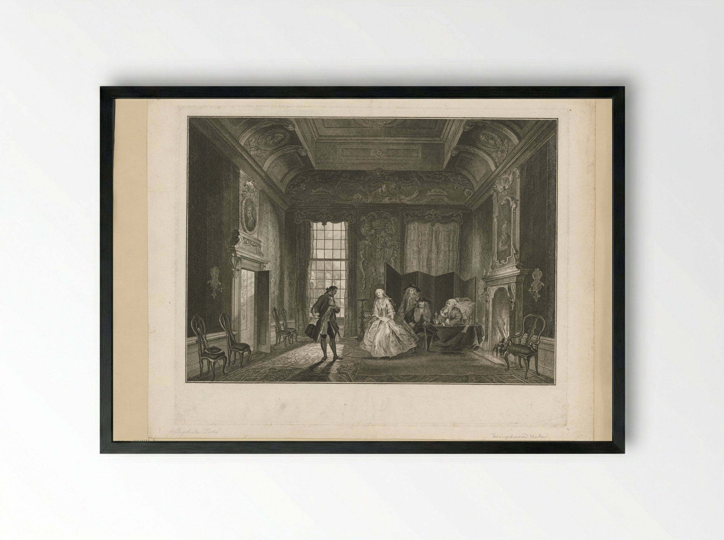 De ingebeelde zieke - Robbert Muys - Framed Print Black