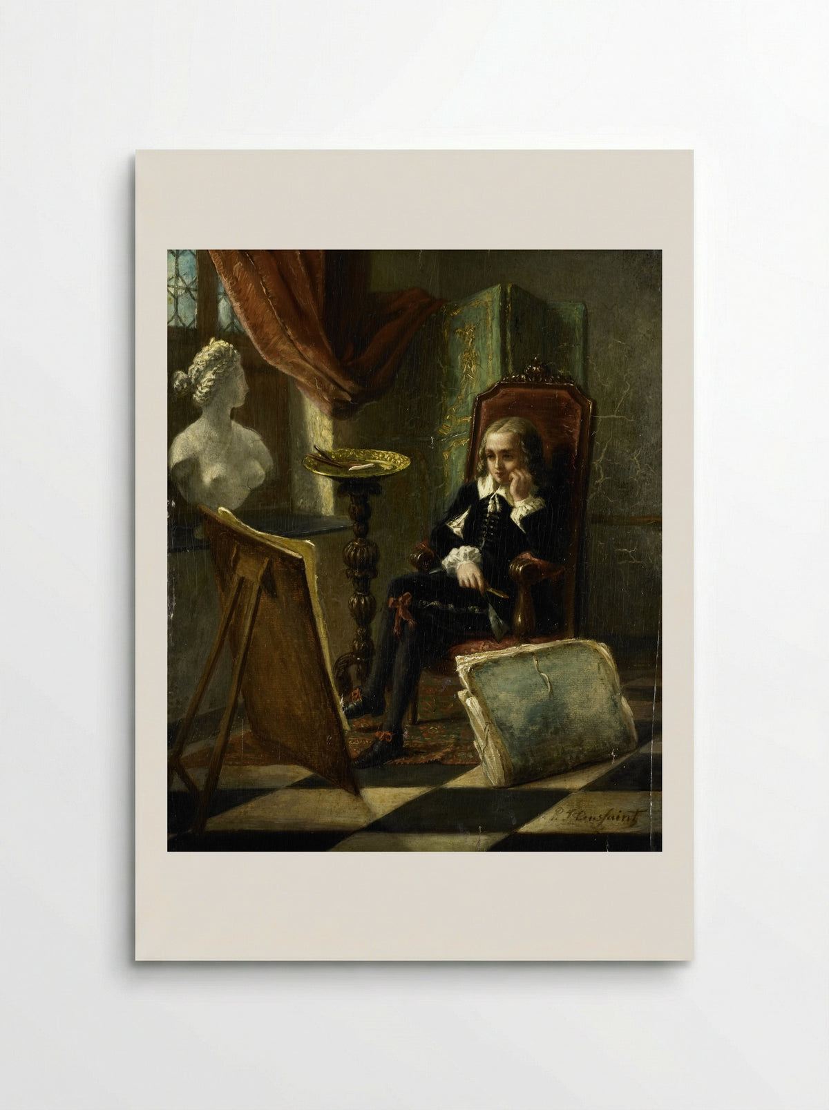 De jonge schilder - Pierre Joseph Toussaint - Poster