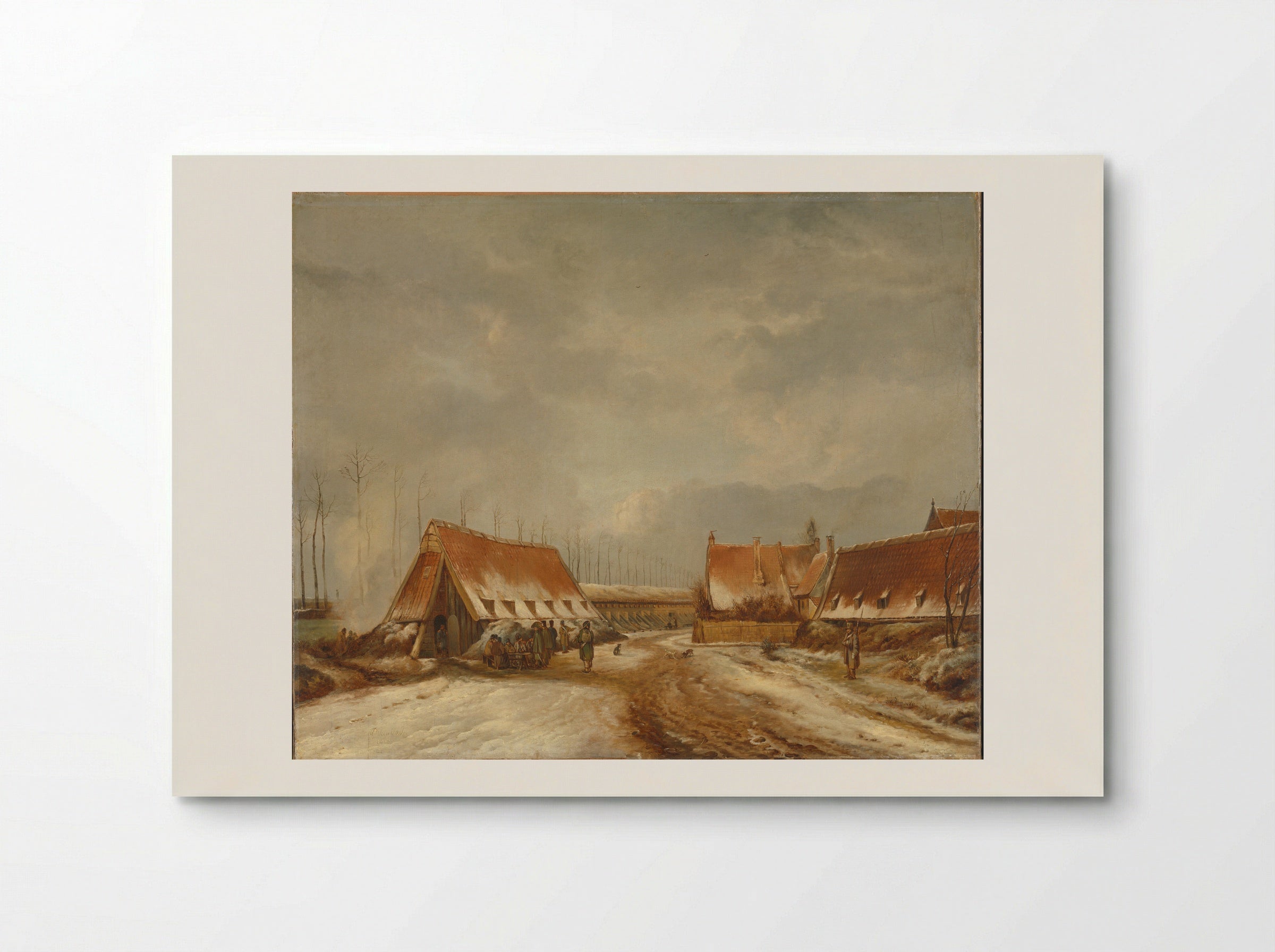 De kazematten voor Naarden, 1814 - Pieter Gerardus van Os - Poster