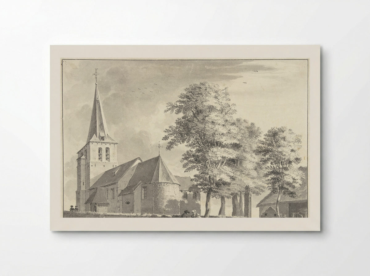 De kerk van Steinkirchen - Jan de Beijer - Poster