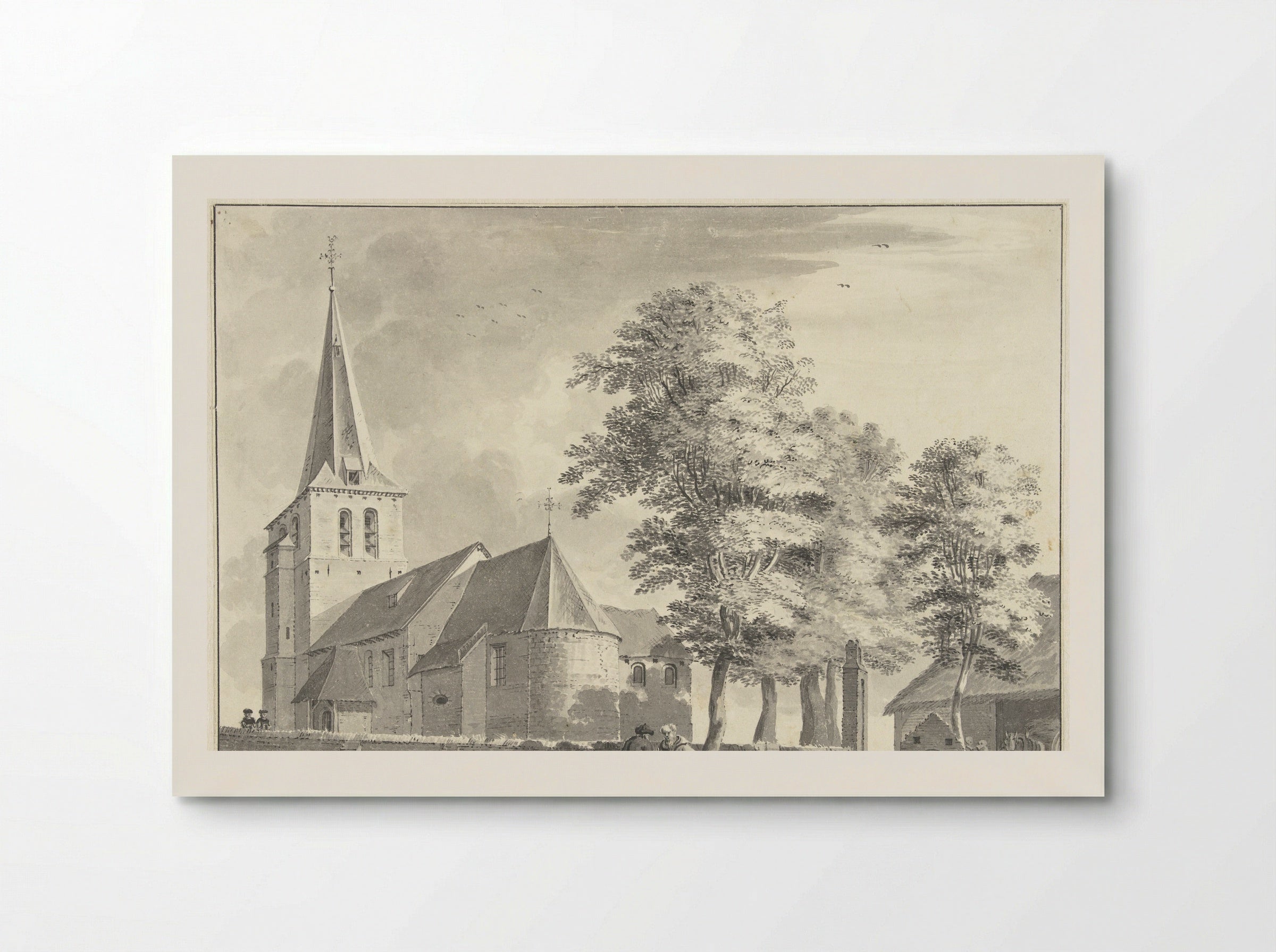De kerk van Steinkirchen - Jan de Beijer - Poster