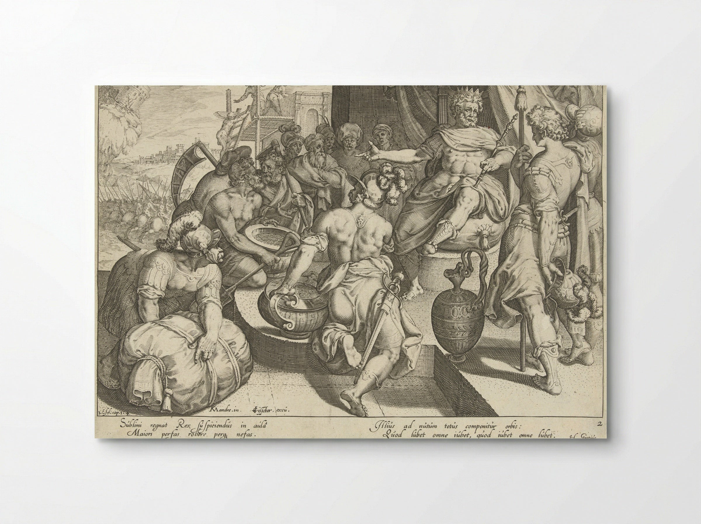De koning als sterkste in de wereld - Zacharias Dolendo - Poster