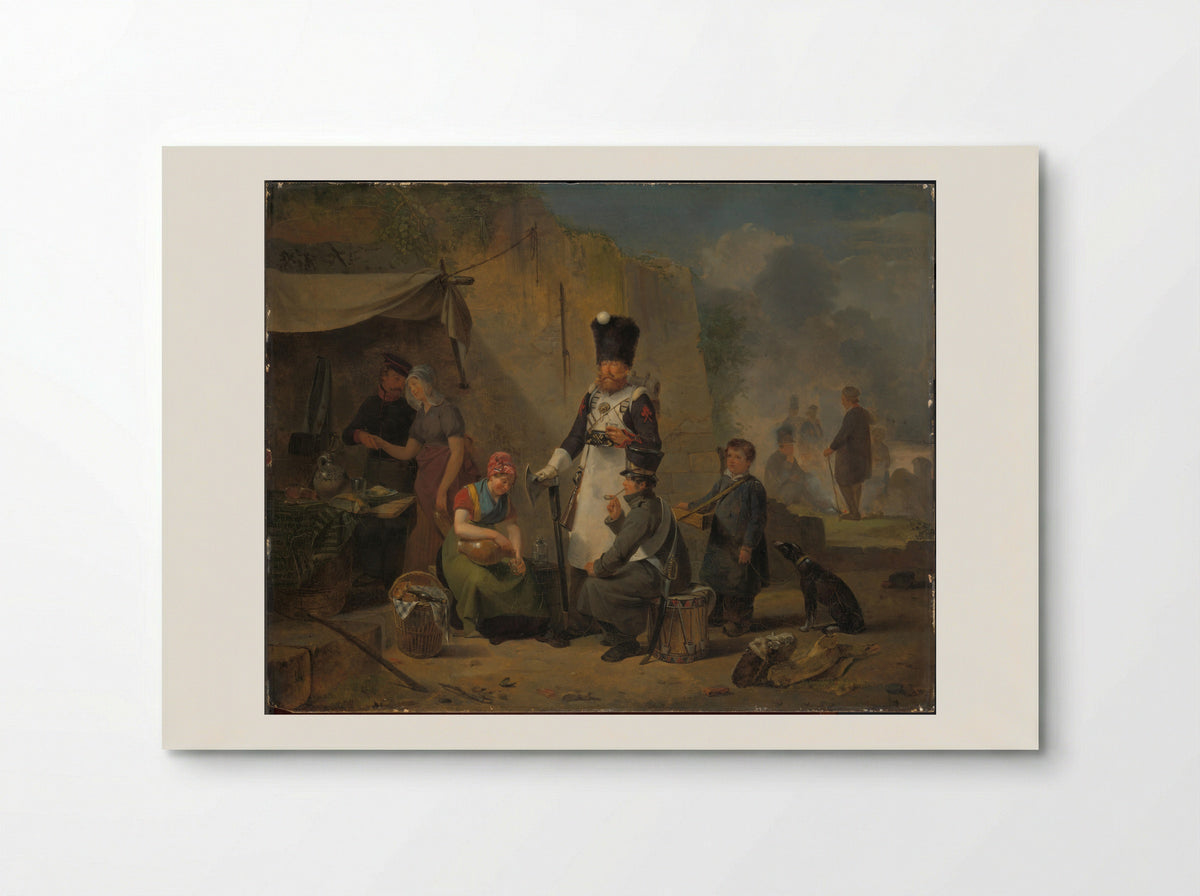 De marketentster - Anthonie Constantijn Govaerts - Poster