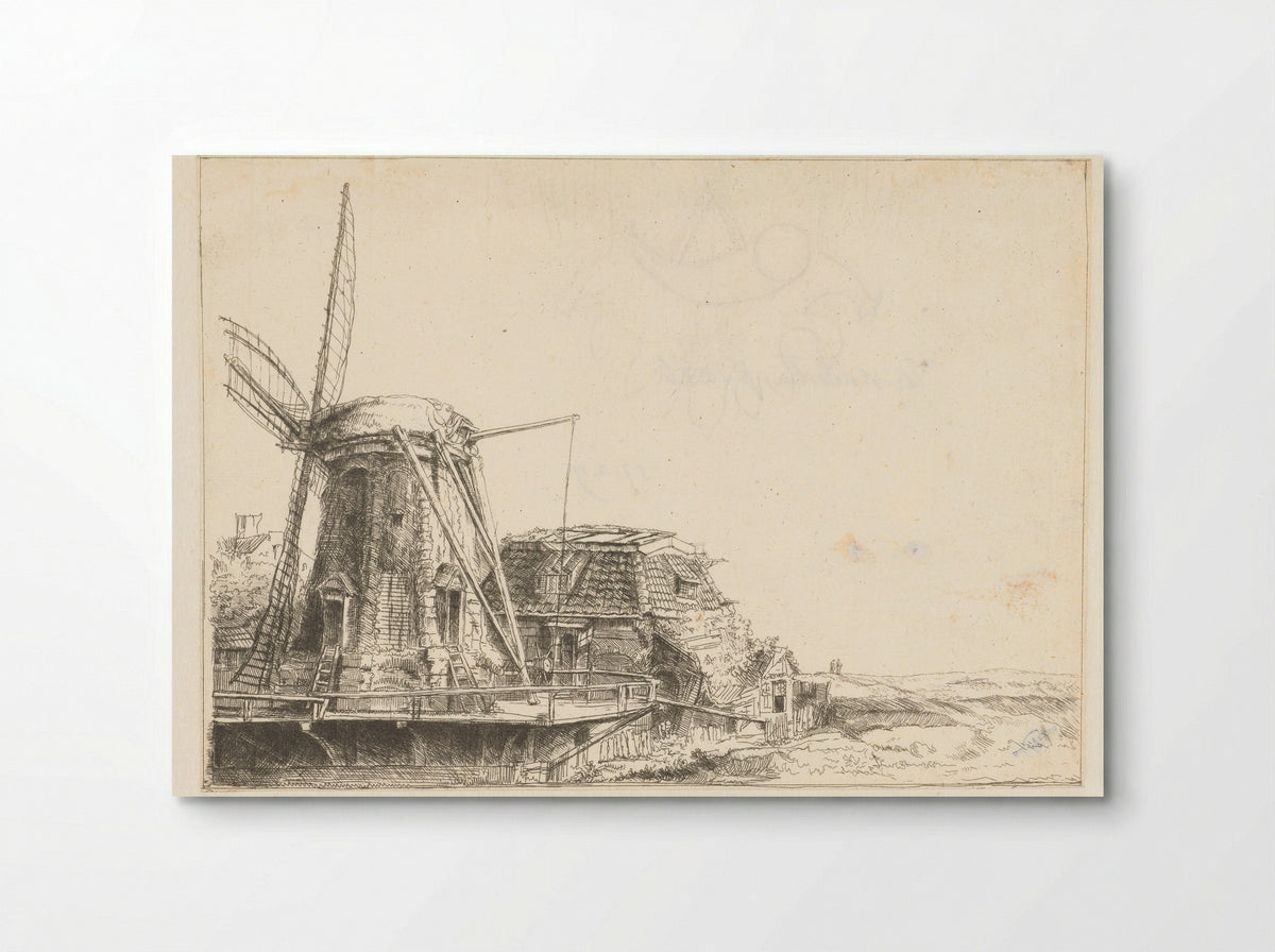 De molen - Constantino Cumano - Poster