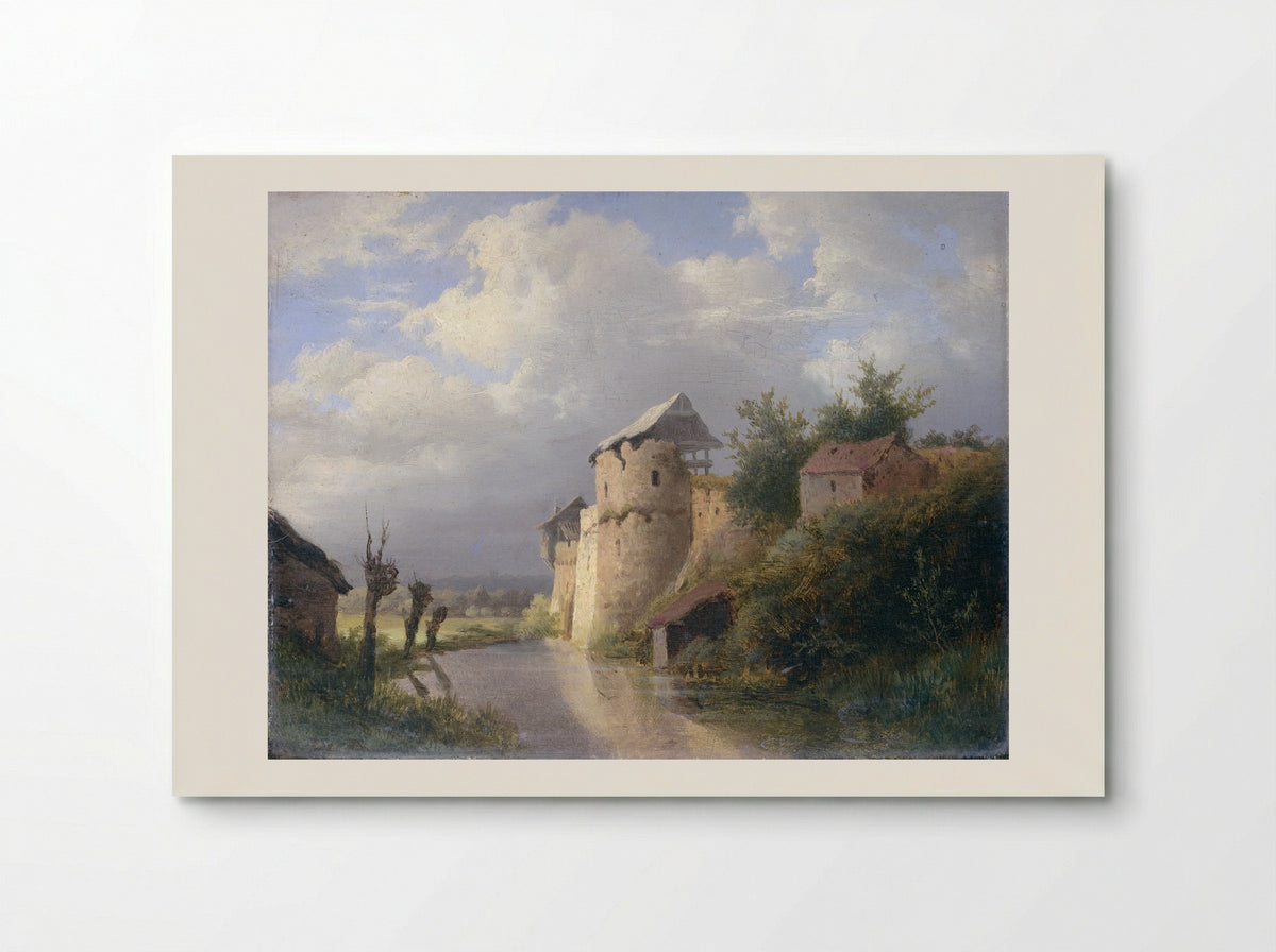 De oude burcht - Louwrens Hanedoes - Poster
