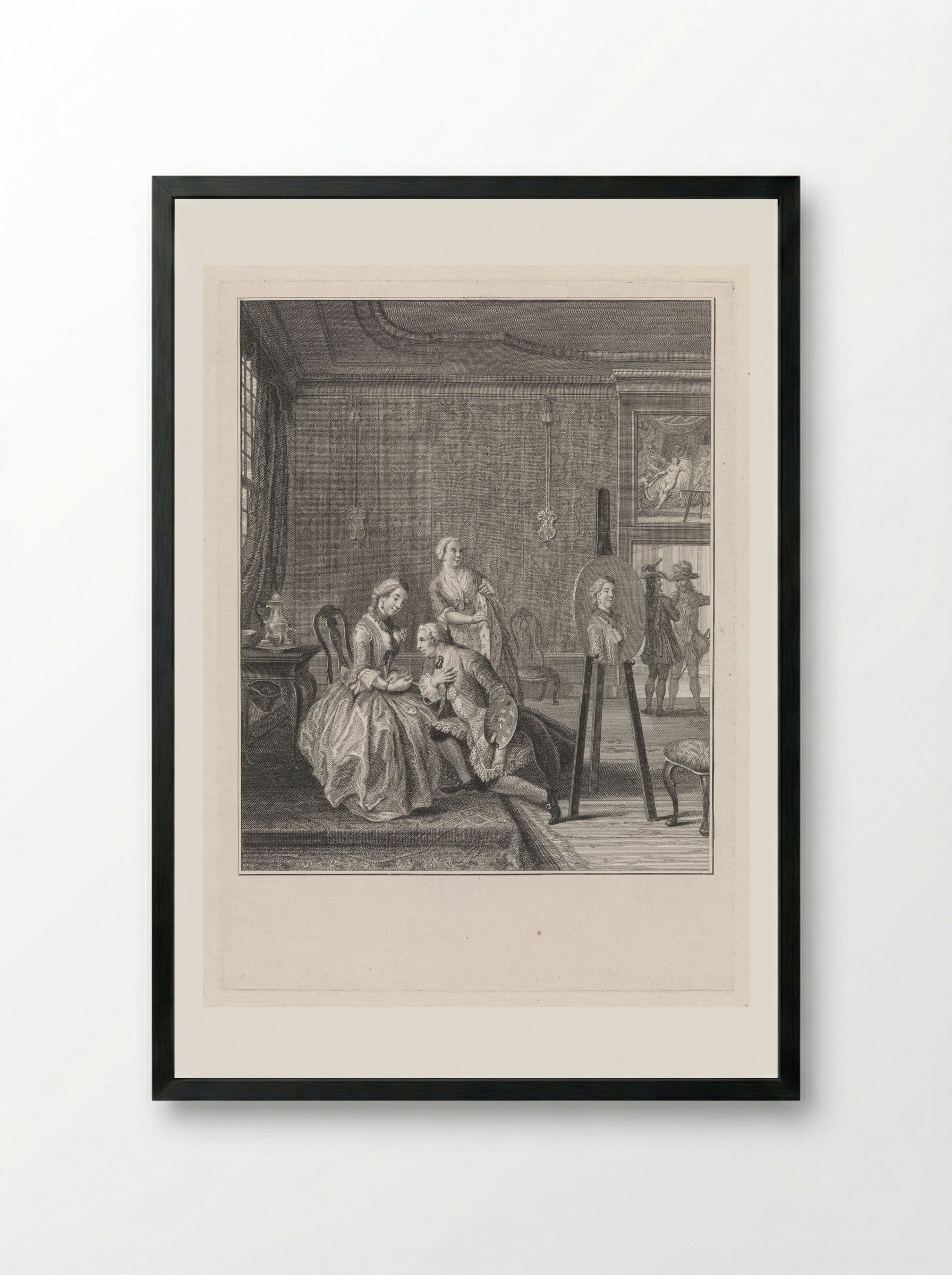 De schilder door liefde - Pieter Tanjé - Framed Print Black