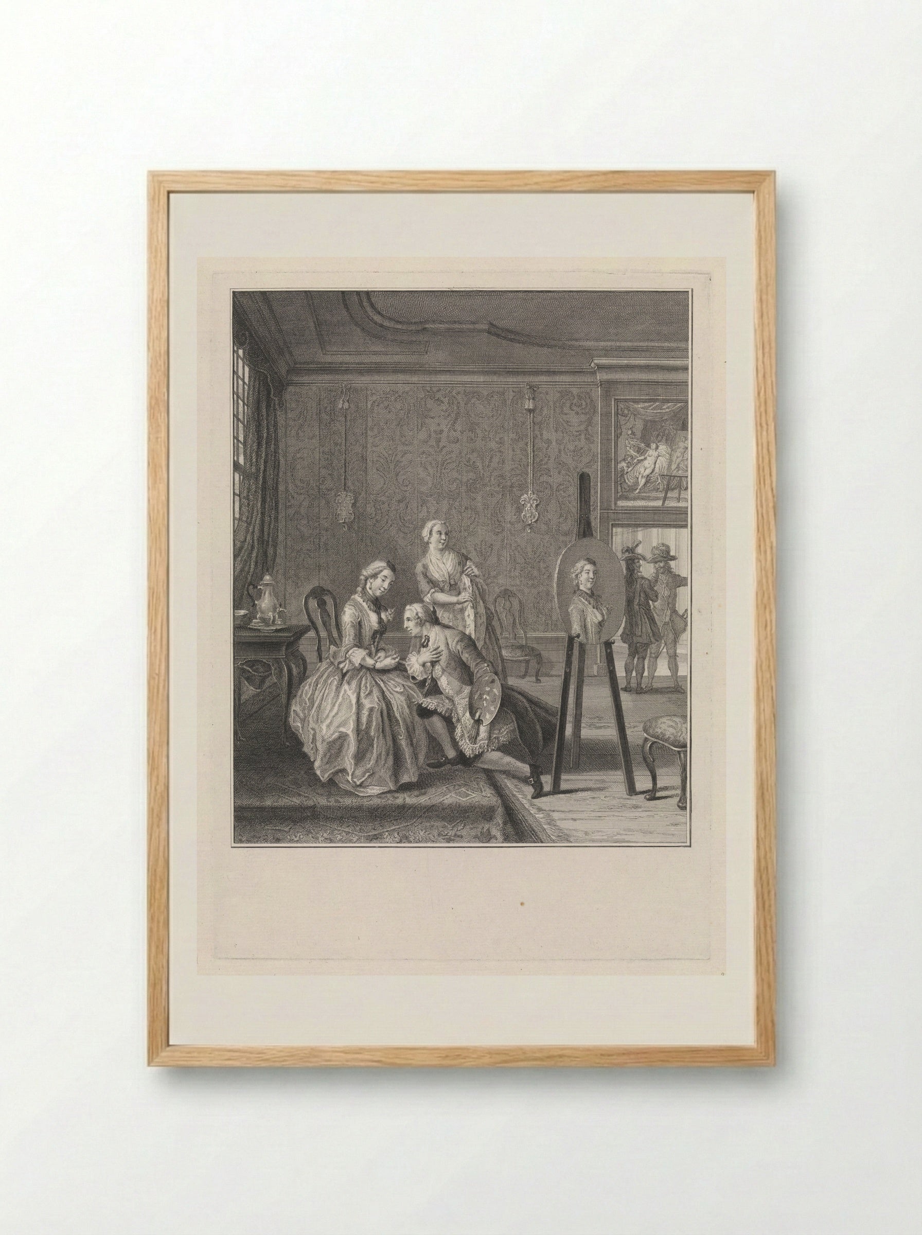 De schilder door liefde - Pieter Tanjé - Framed Print Wood