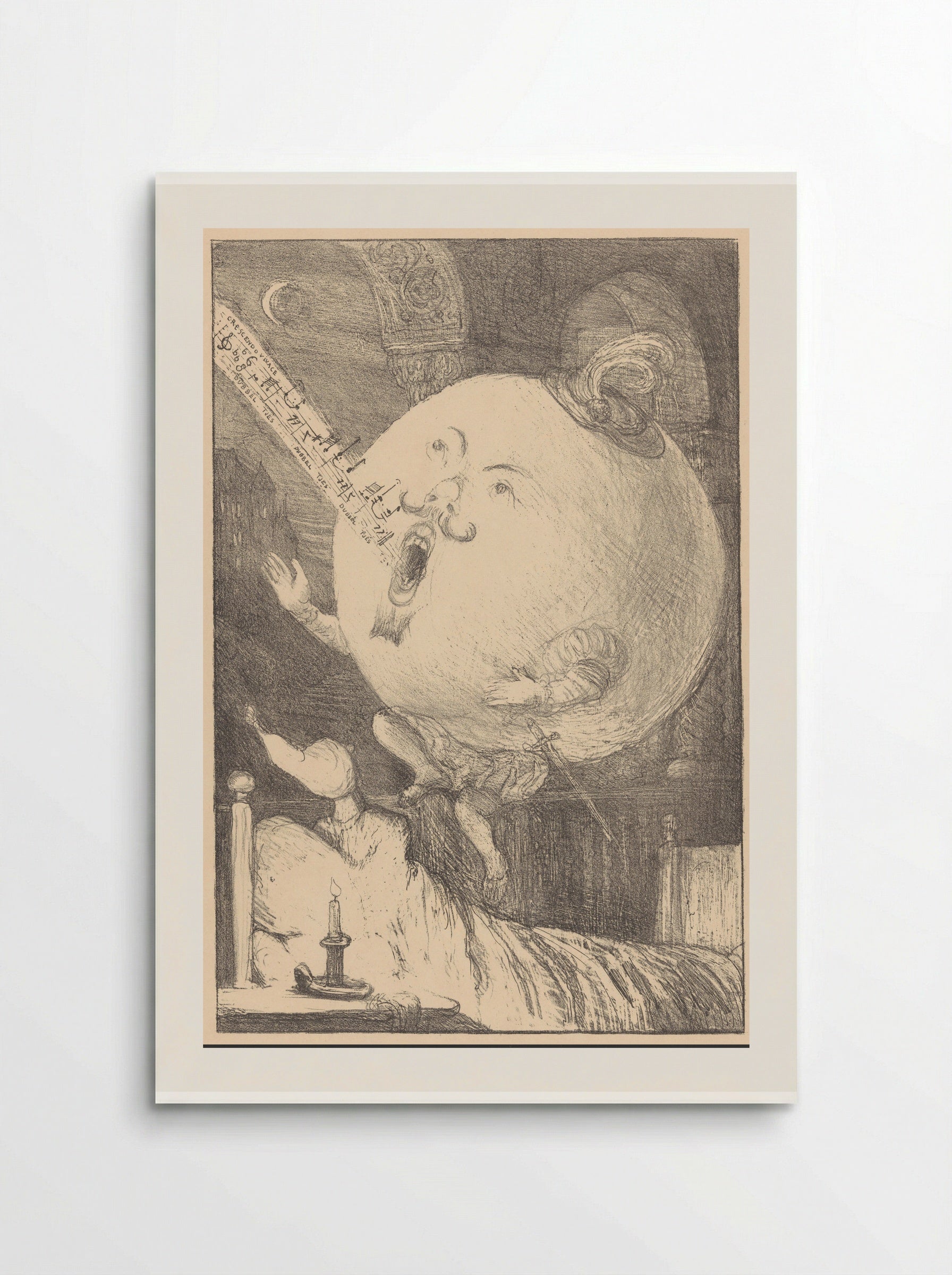 De sneeuwbal voor de Nederlandsche Opera - Marius Bauer - Poster