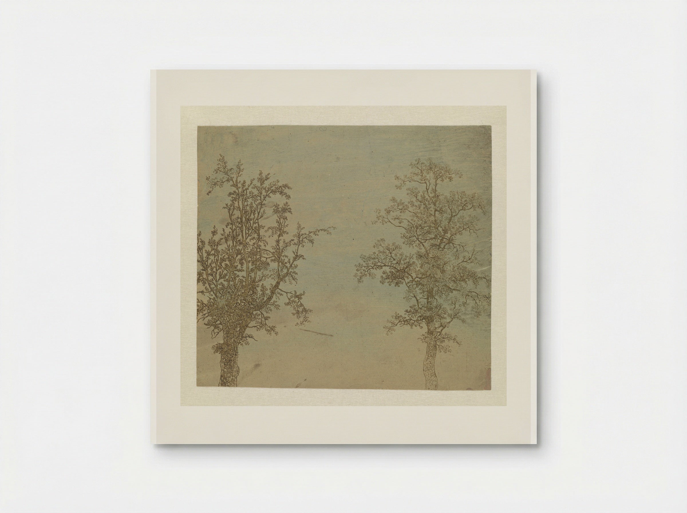 De twee bomen (een els en een es) - Hercules Segers - Poster