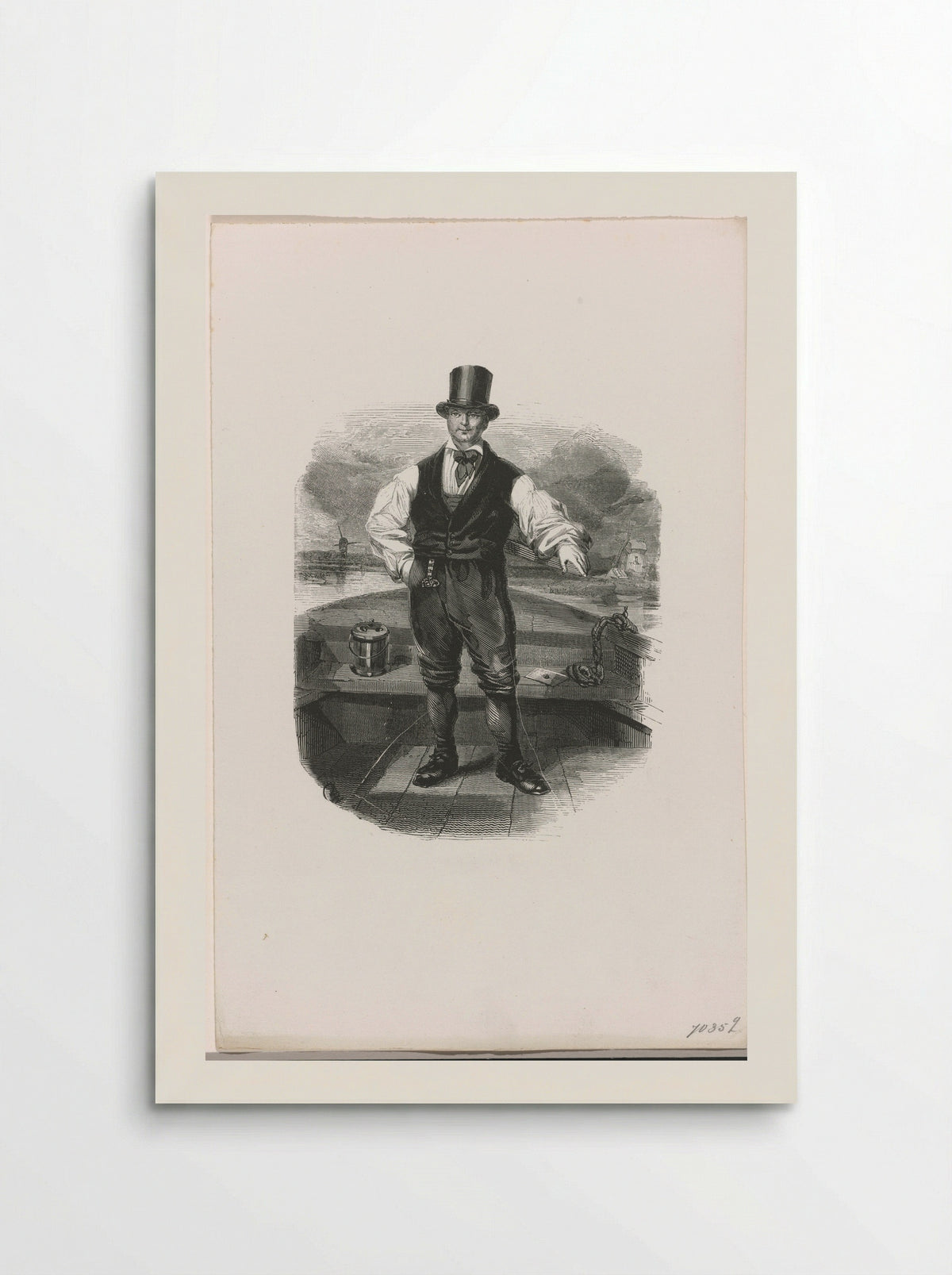 De veerschipper (The Ferryman) - Henry Brown - Poster