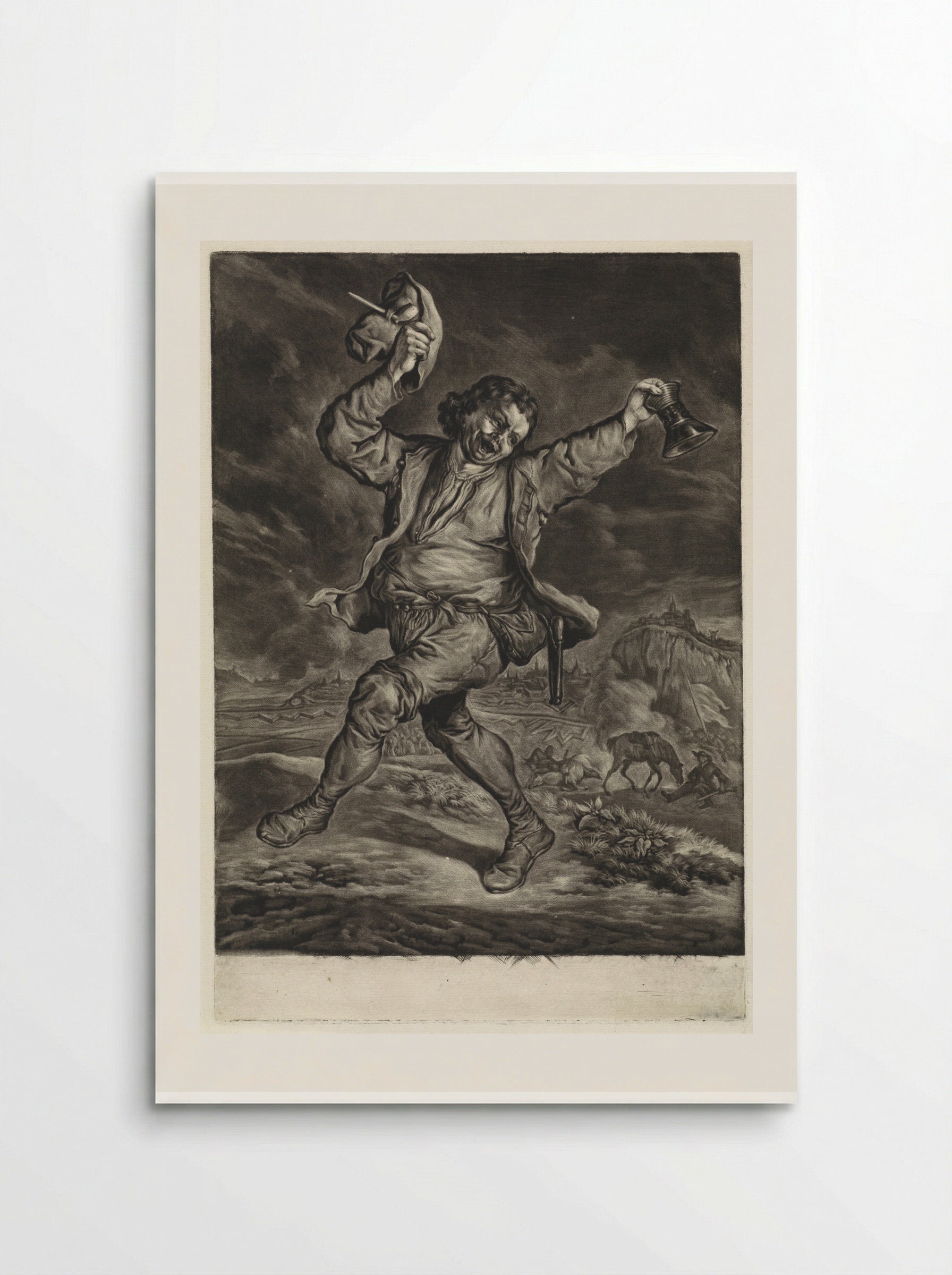 De vrolijke patriot - Cornelis Dusart - Poster