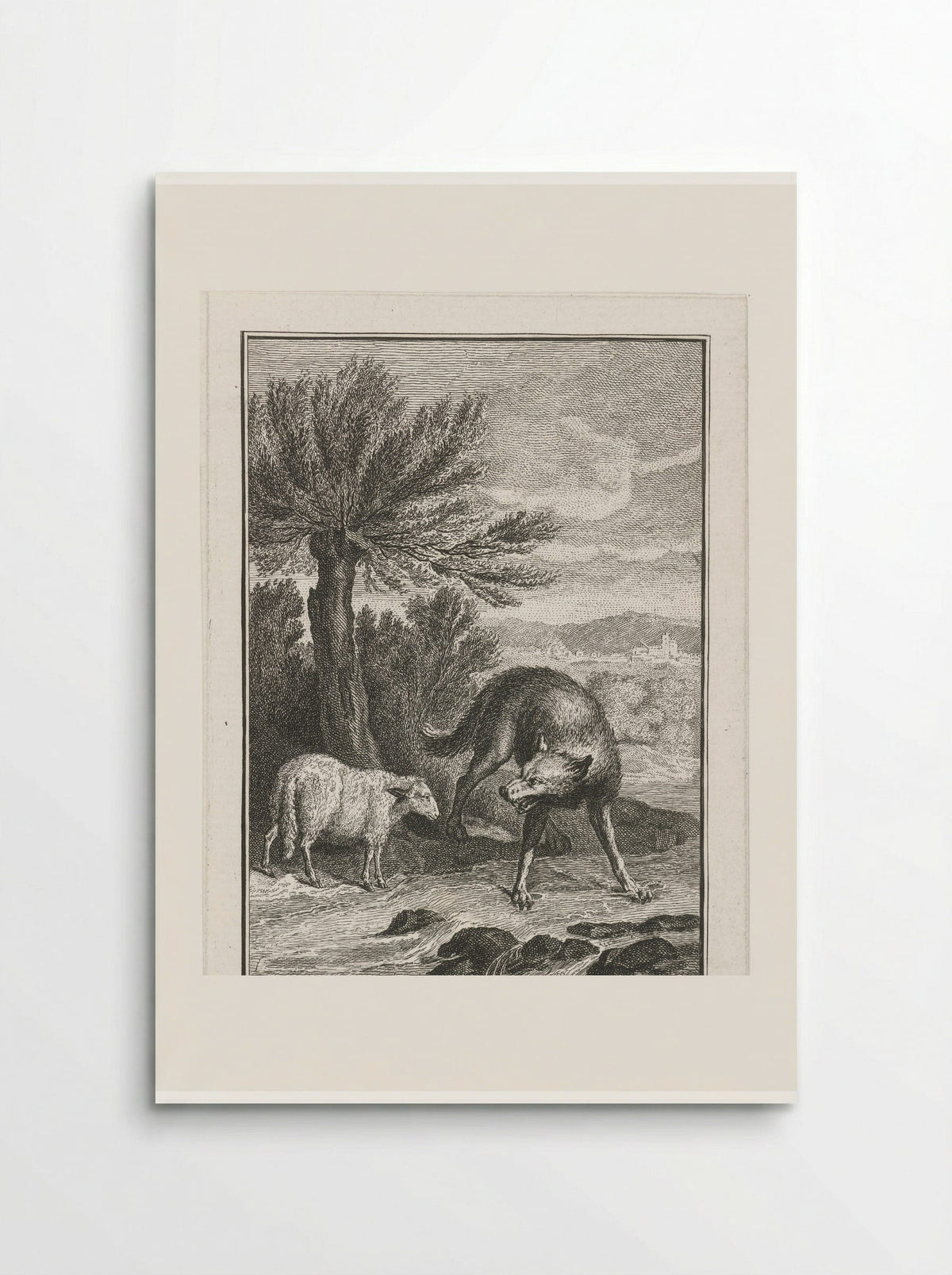 De wolf en het lam - Abraham Delfos - Poster