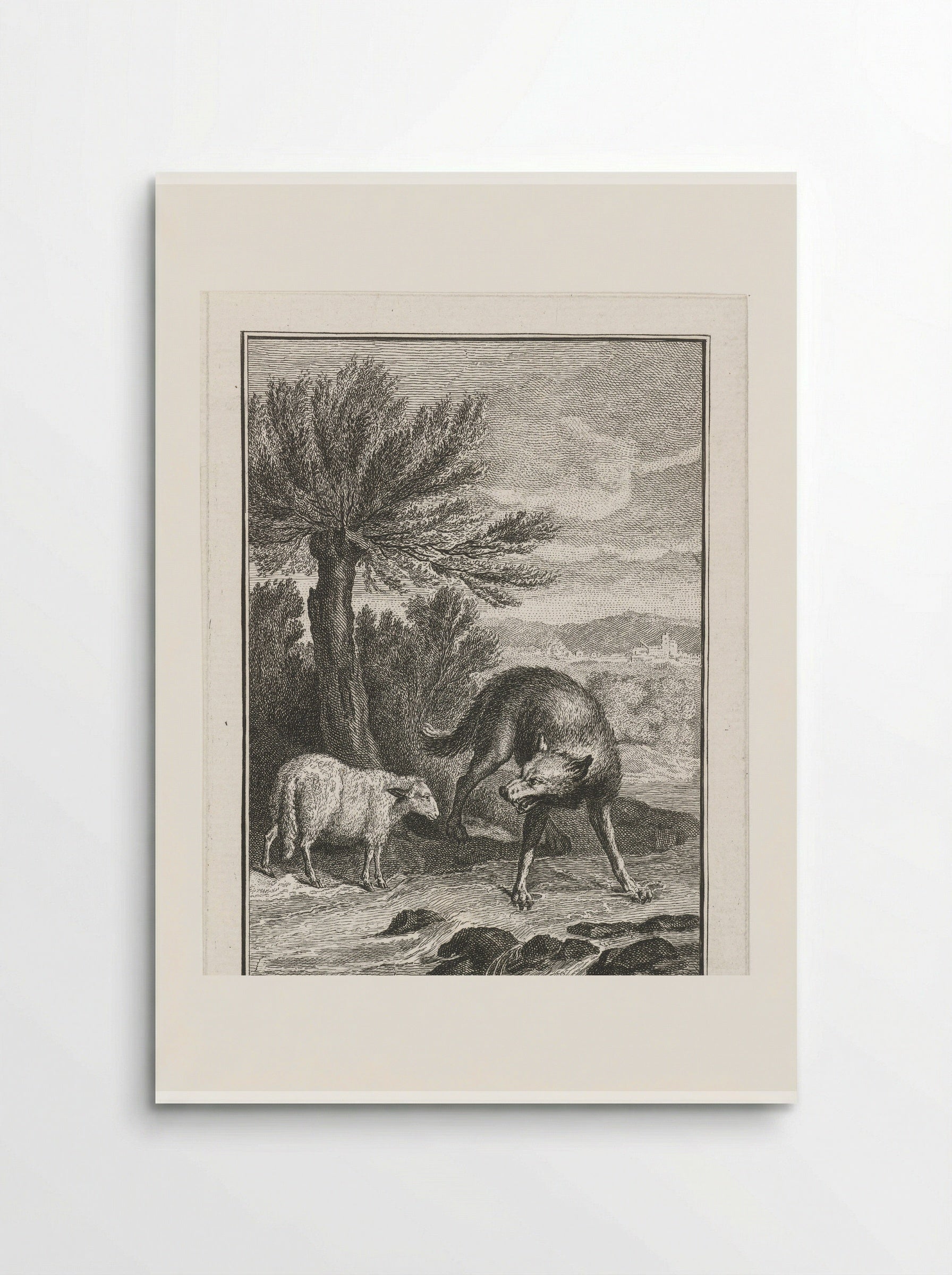 De wolf en het lam - Abraham Delfos - Poster