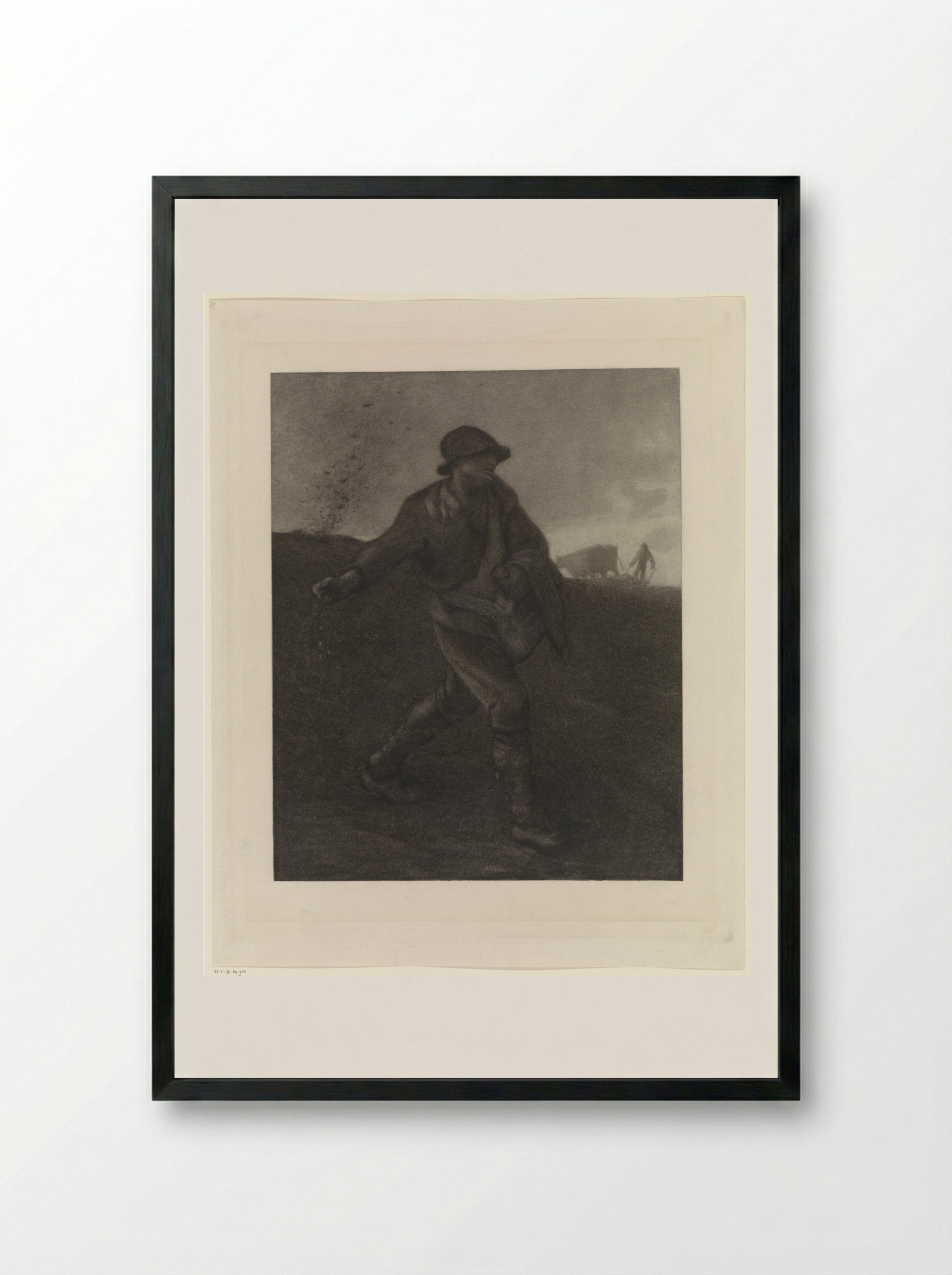 De zaaier, naar Millet - Matthijs Maris - Framed Print Black