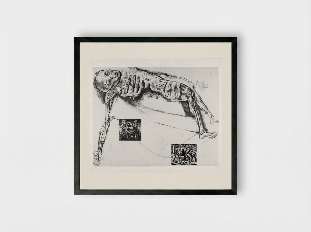 Dead Boy - Candido Portinari - Framed Print Black