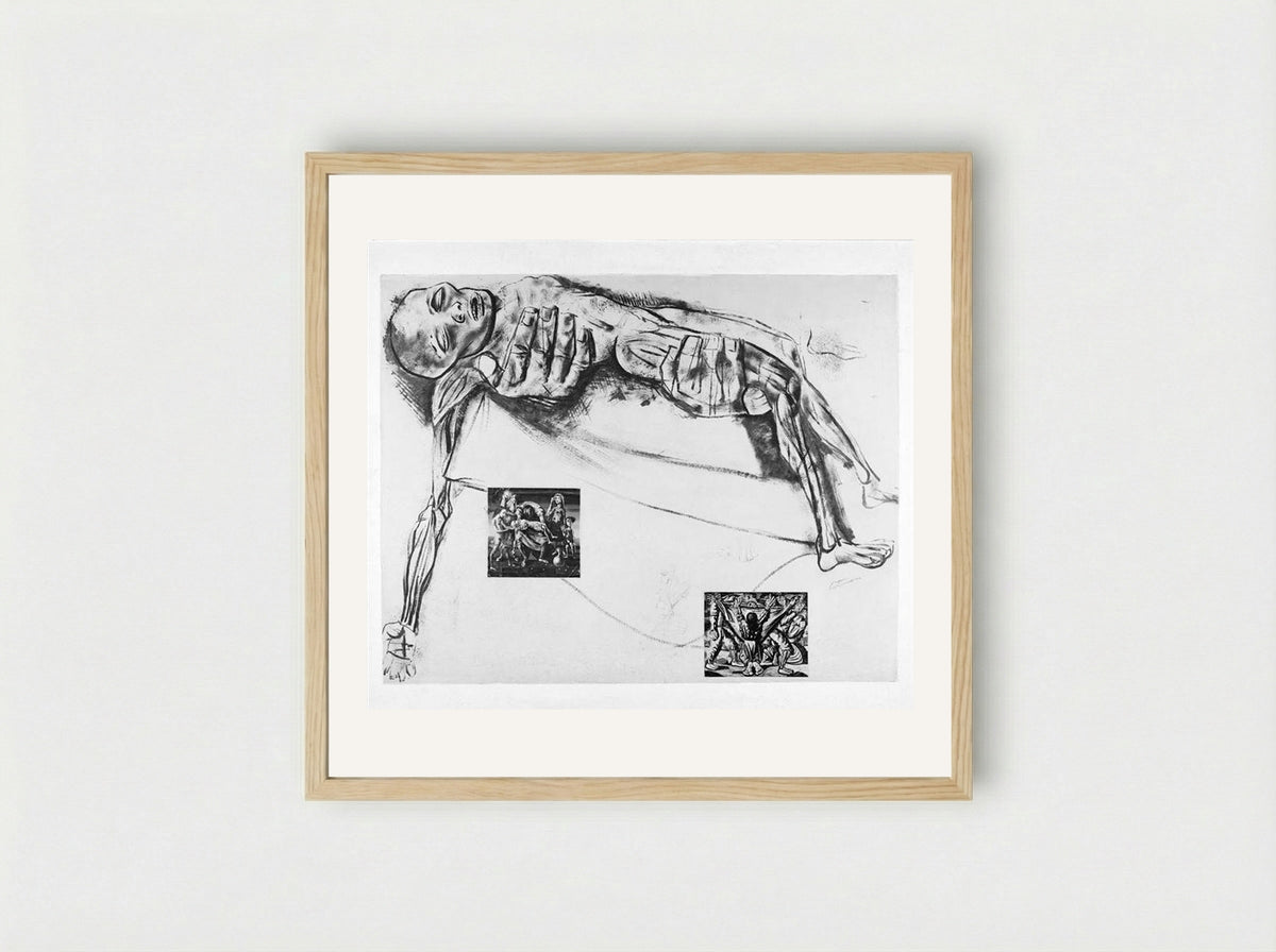 Dead Boy - Candido Portinari - Framed Print Wood