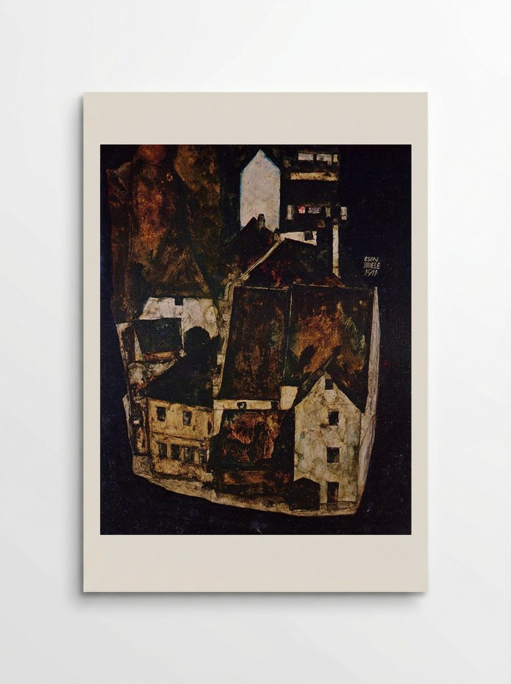Dead City (City on the Blue River) - Egon Schiele - Poster