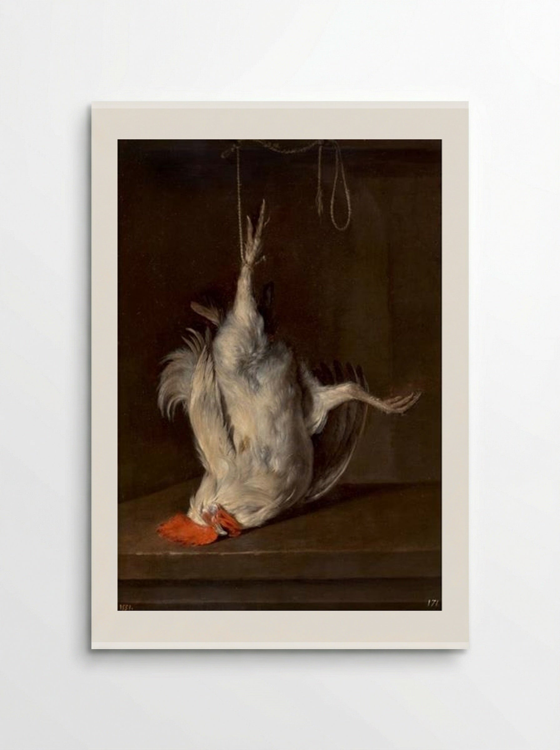 Dead Cock - Gabriel Metsu - Poster