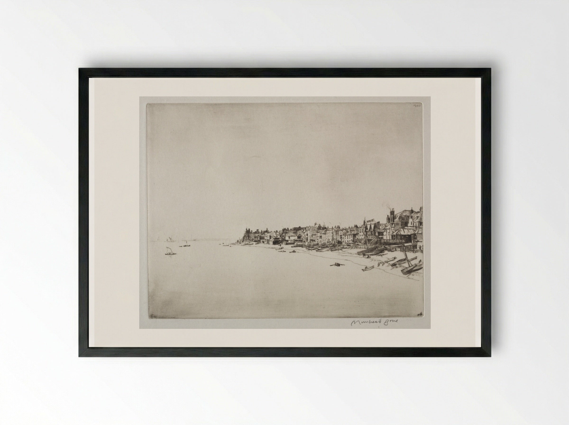 Deal - Muirhead Bone - Framed Print Black