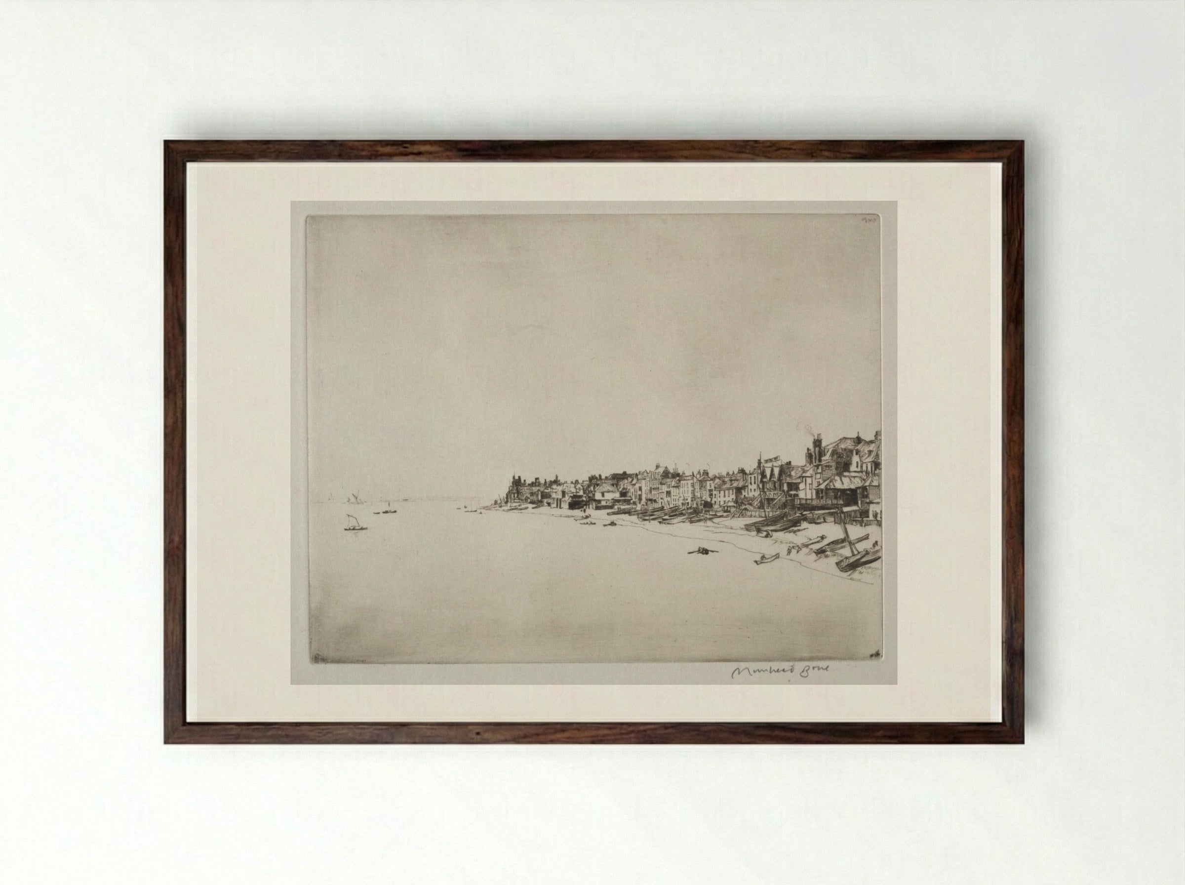 Deal - Muirhead Bone - Framed Print Dark Wood