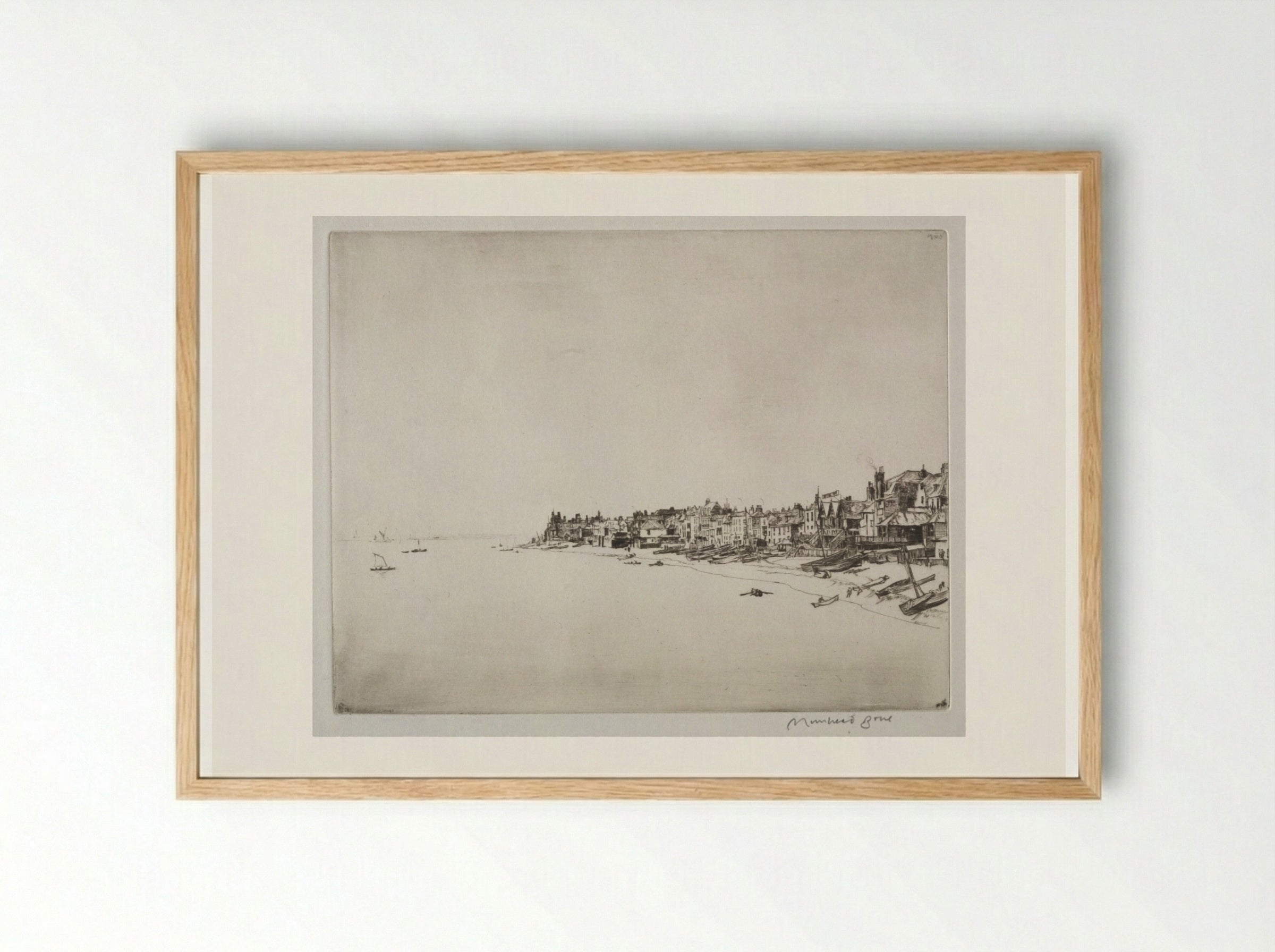 Deal - Muirhead Bone - Framed Print Wood
