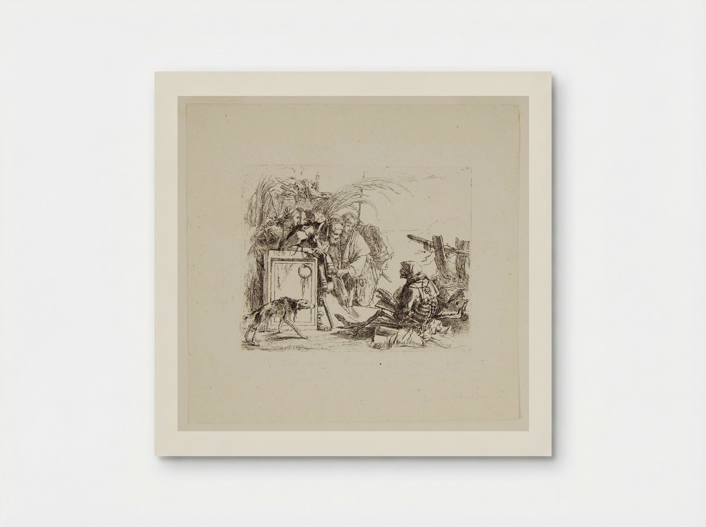 Death Giving Audience - Giovanni Battista Tiepolo - Poster
