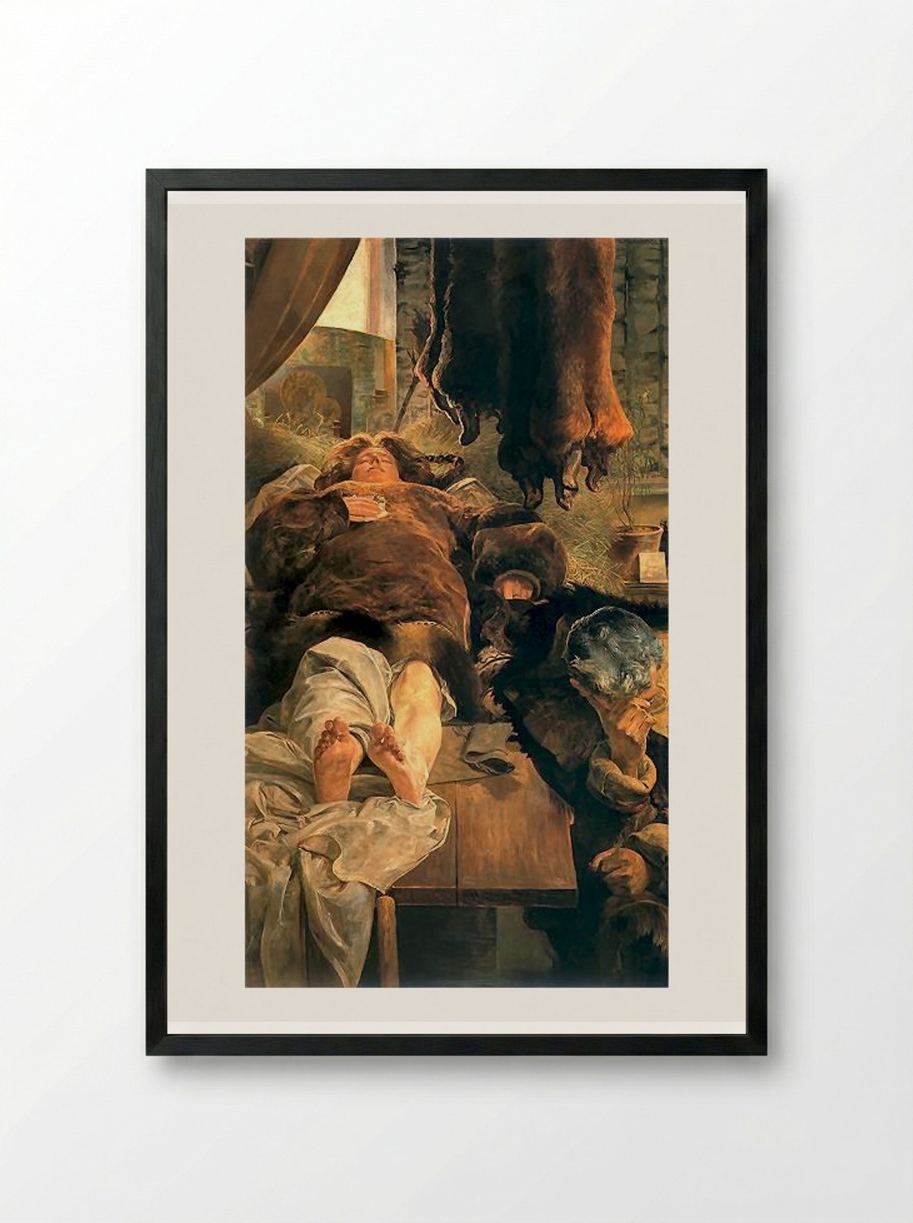 Death (Thanatos) - Jacek Malczewski - Framed Print Black