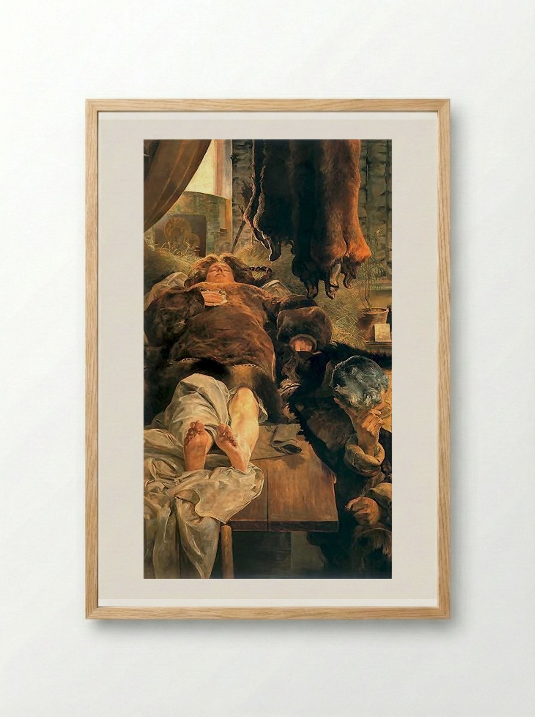 Death (Thanatos) - Jacek Malczewski - Framed Print Wood