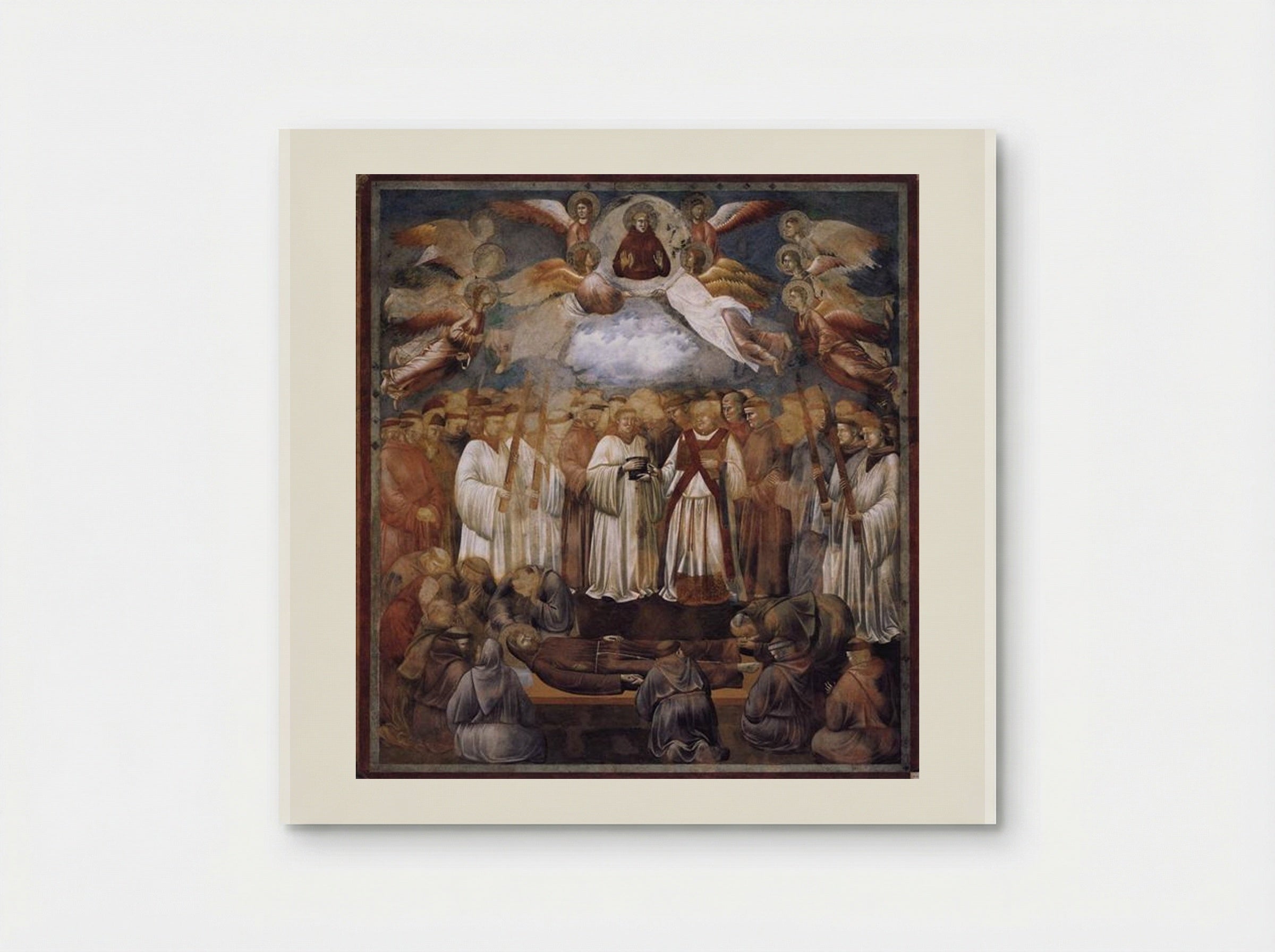 Death and Ascension of St. Francis - Giotto di Bondone - Poster