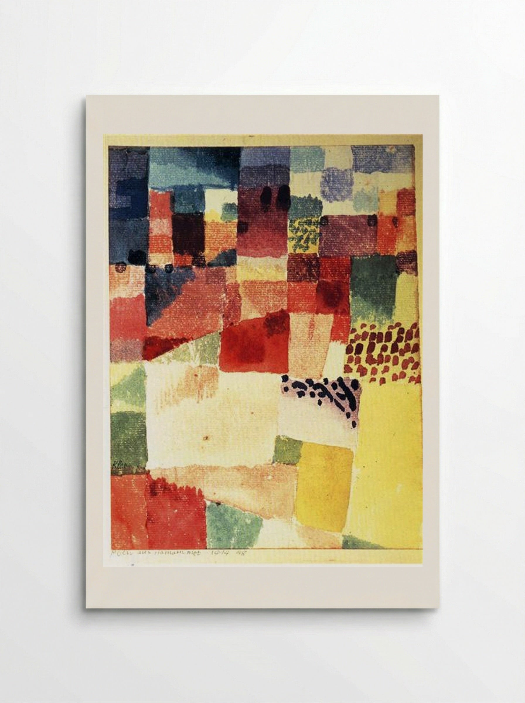 Death and Fire - Paul Klee - Poster