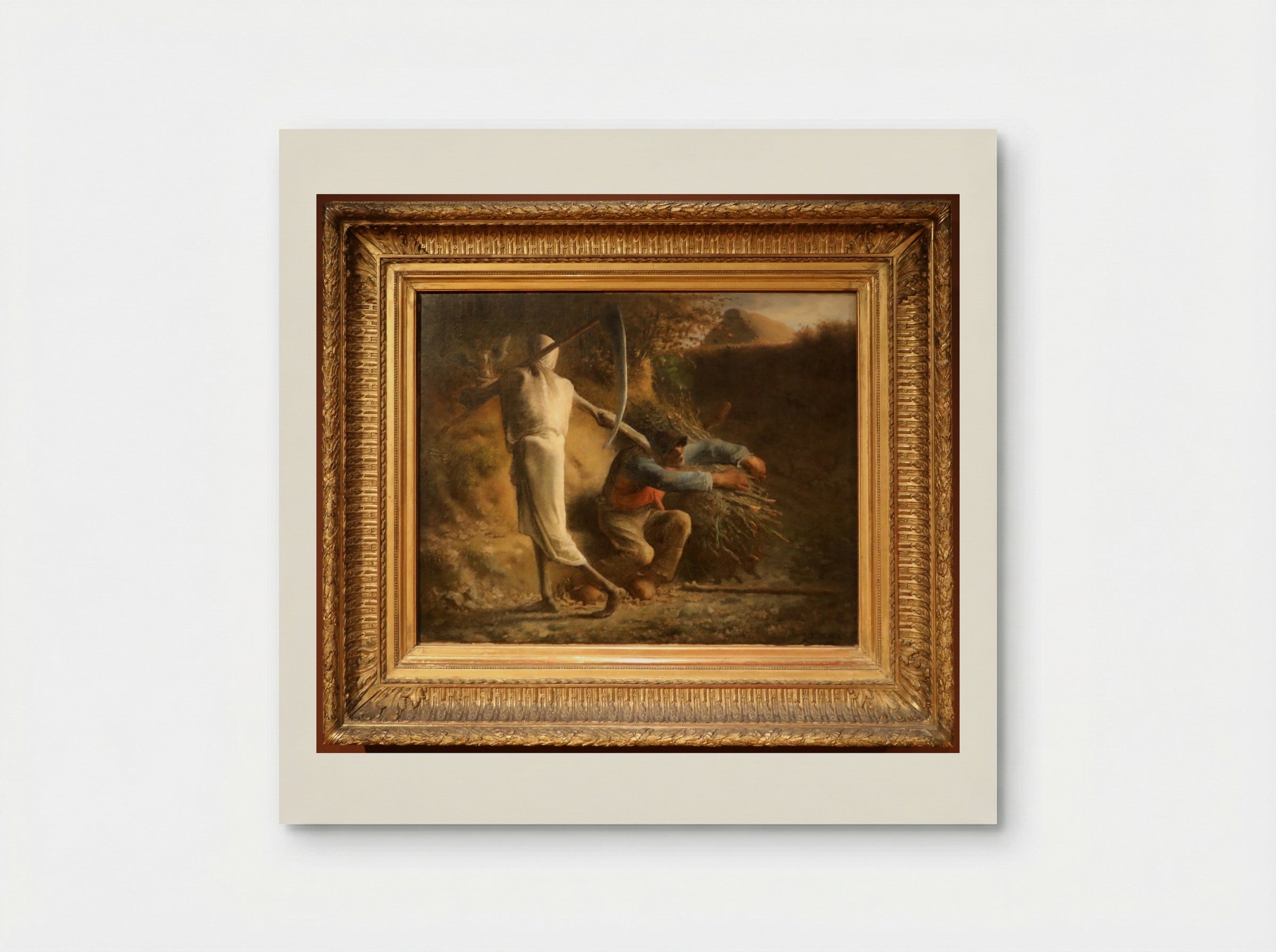 Death and the Woodcutter - Jean-François Millet - Poster