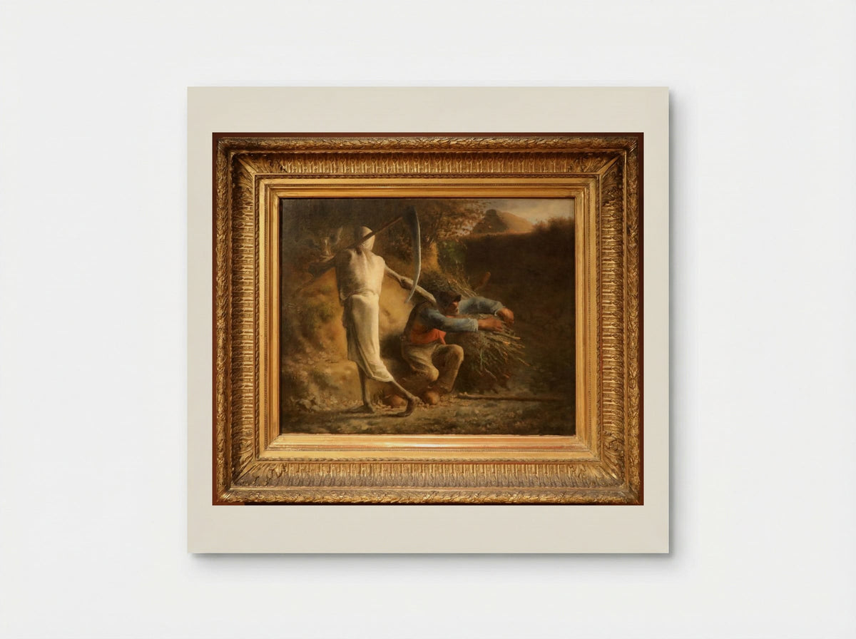 Death and the Woodcutter - Jean-François Millet - Poster