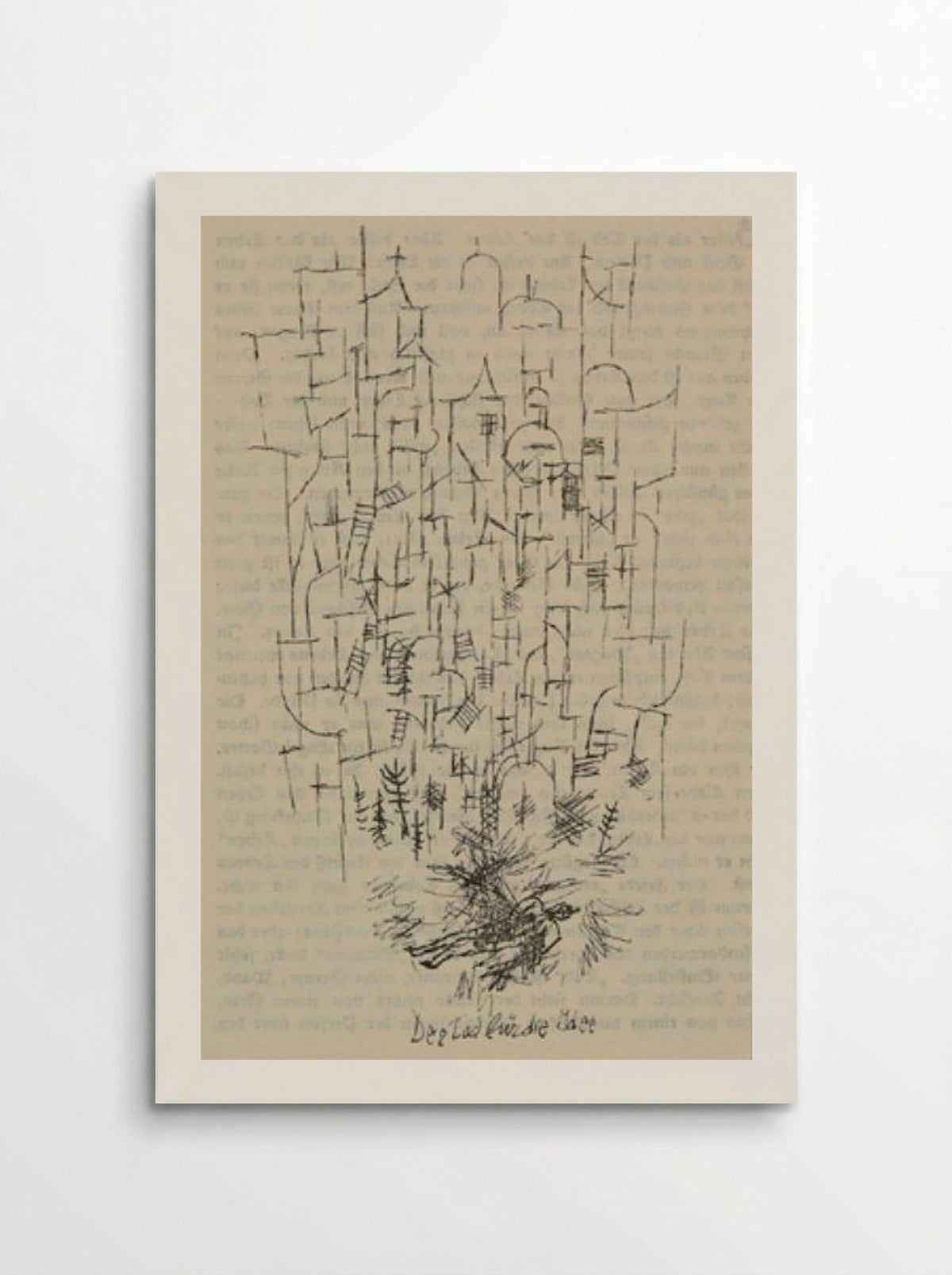 Death for the Idea - Paul Klee - Poster