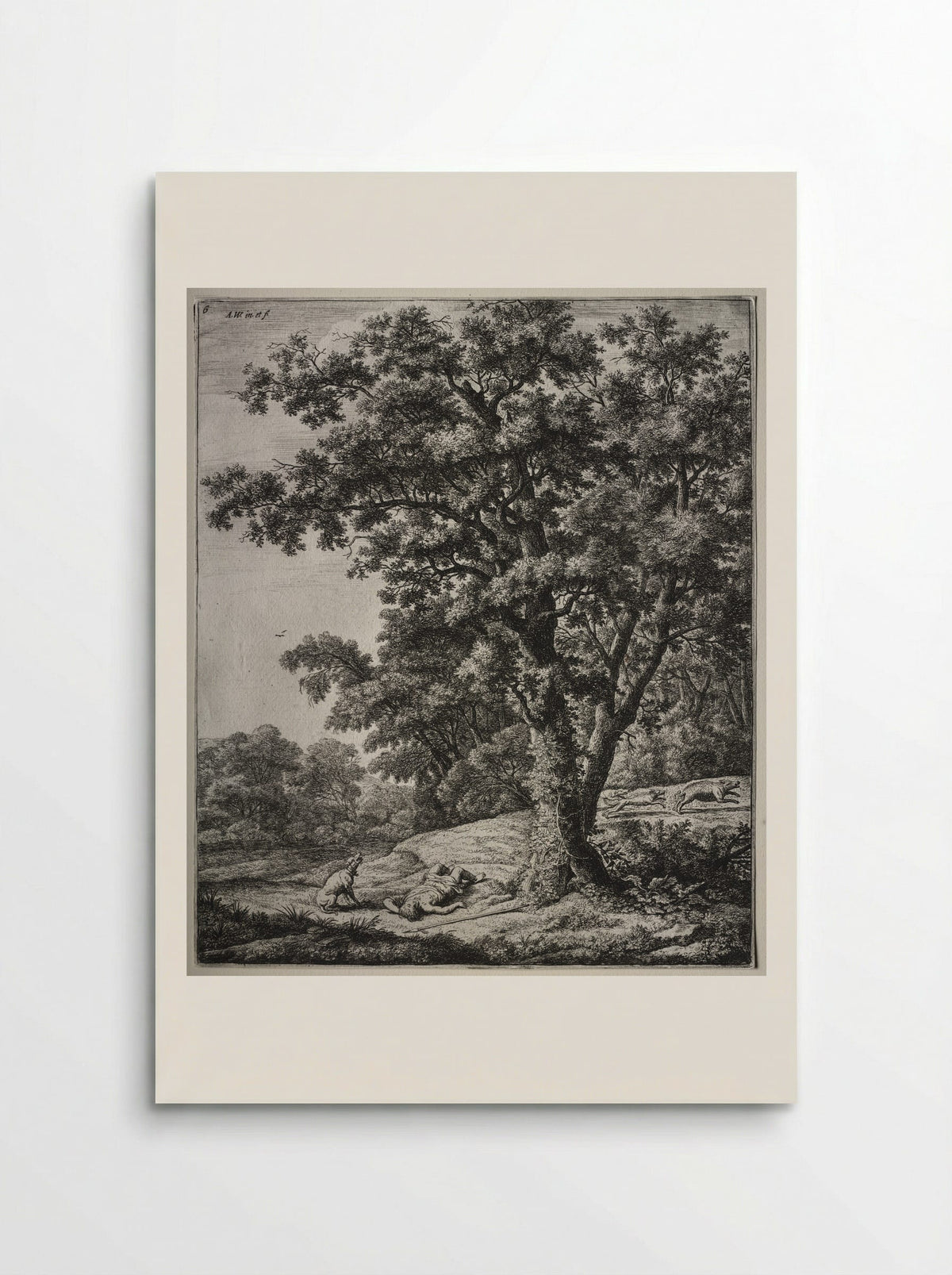 Death of Adonis - Anthonie Waterloo - Poster