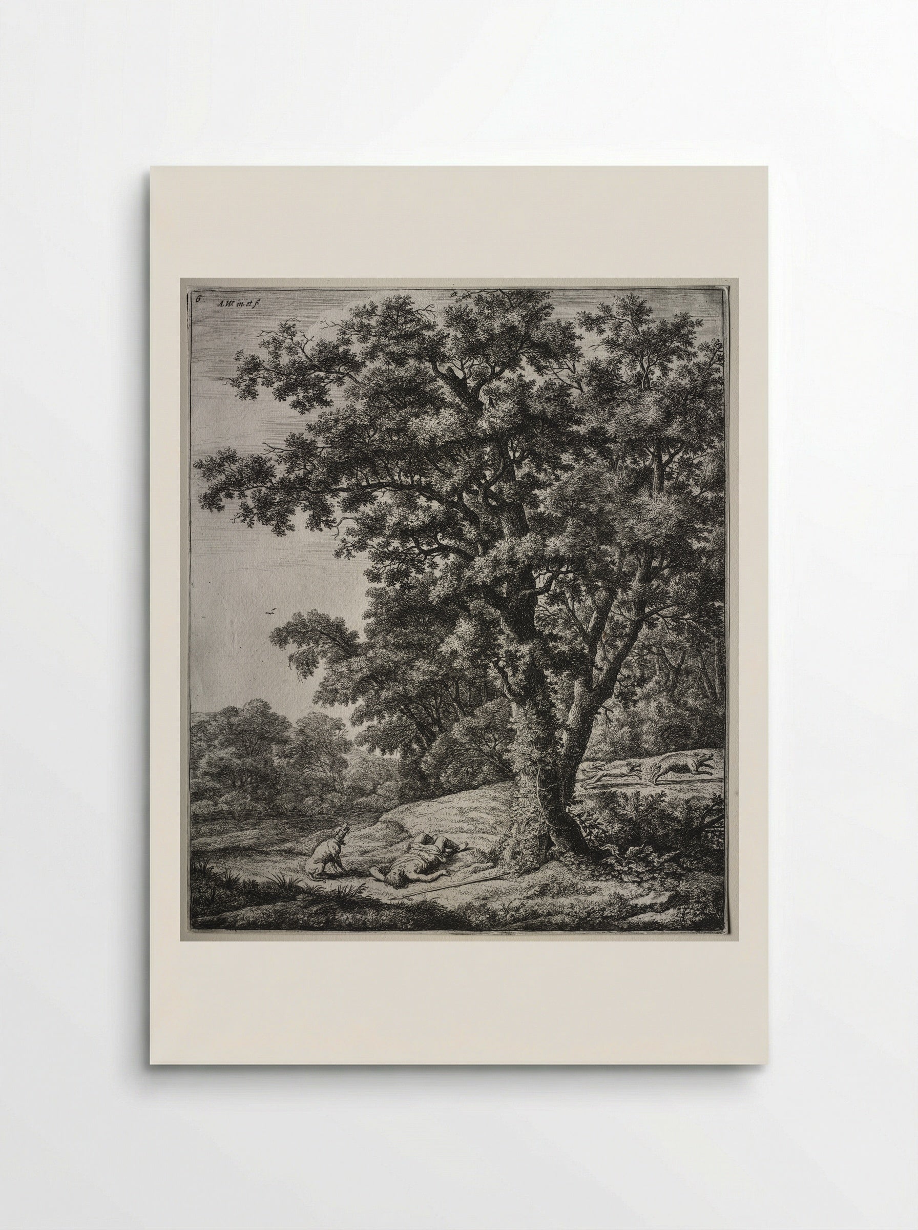 Death of Adonis - Anthonie Waterloo - Poster