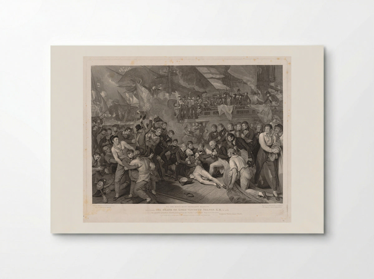 Death of Lord Nelson - James Heath - Poster