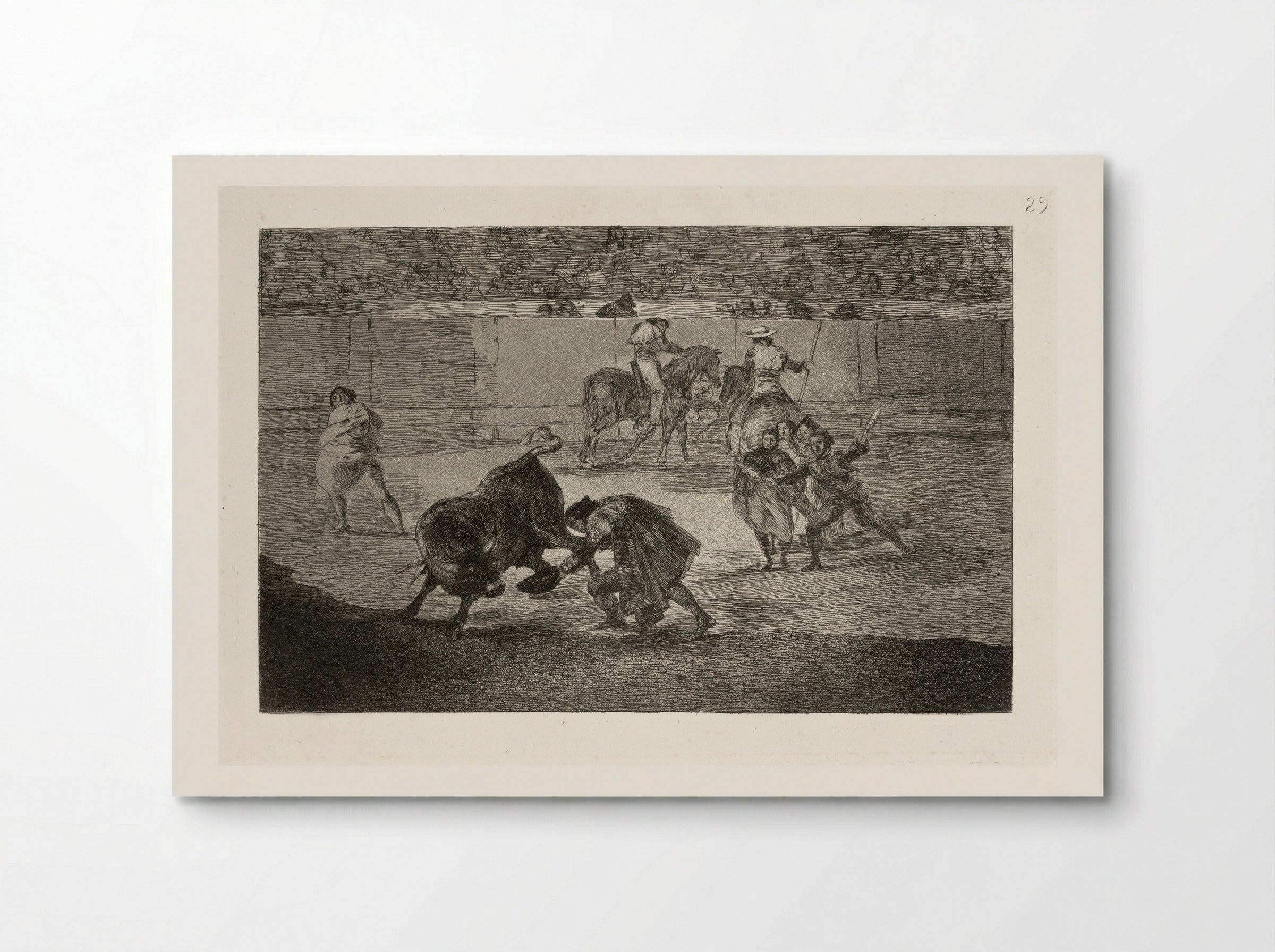 Death of Pepe Illo - Francisco José de Goya y Lucientes - Poster