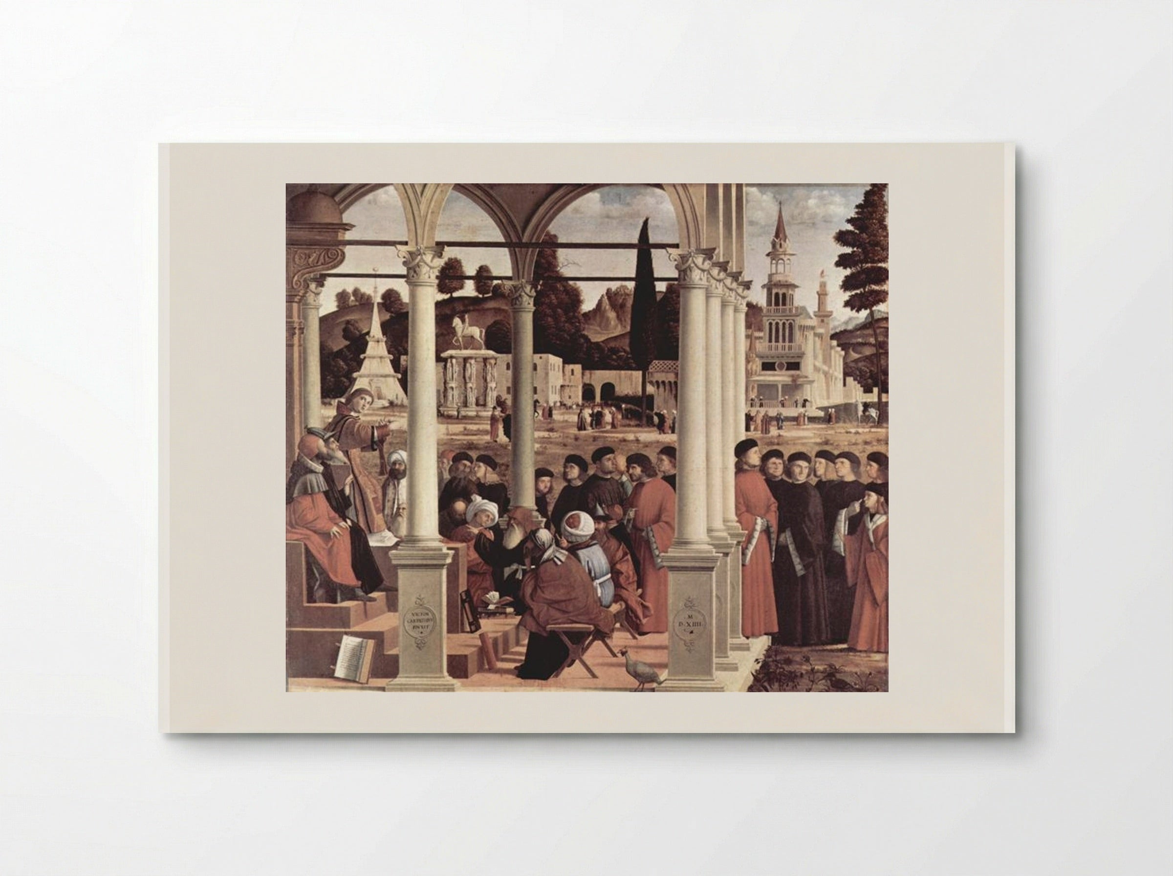Debate of St. Stephen - Vittore Carpaccio - Poster