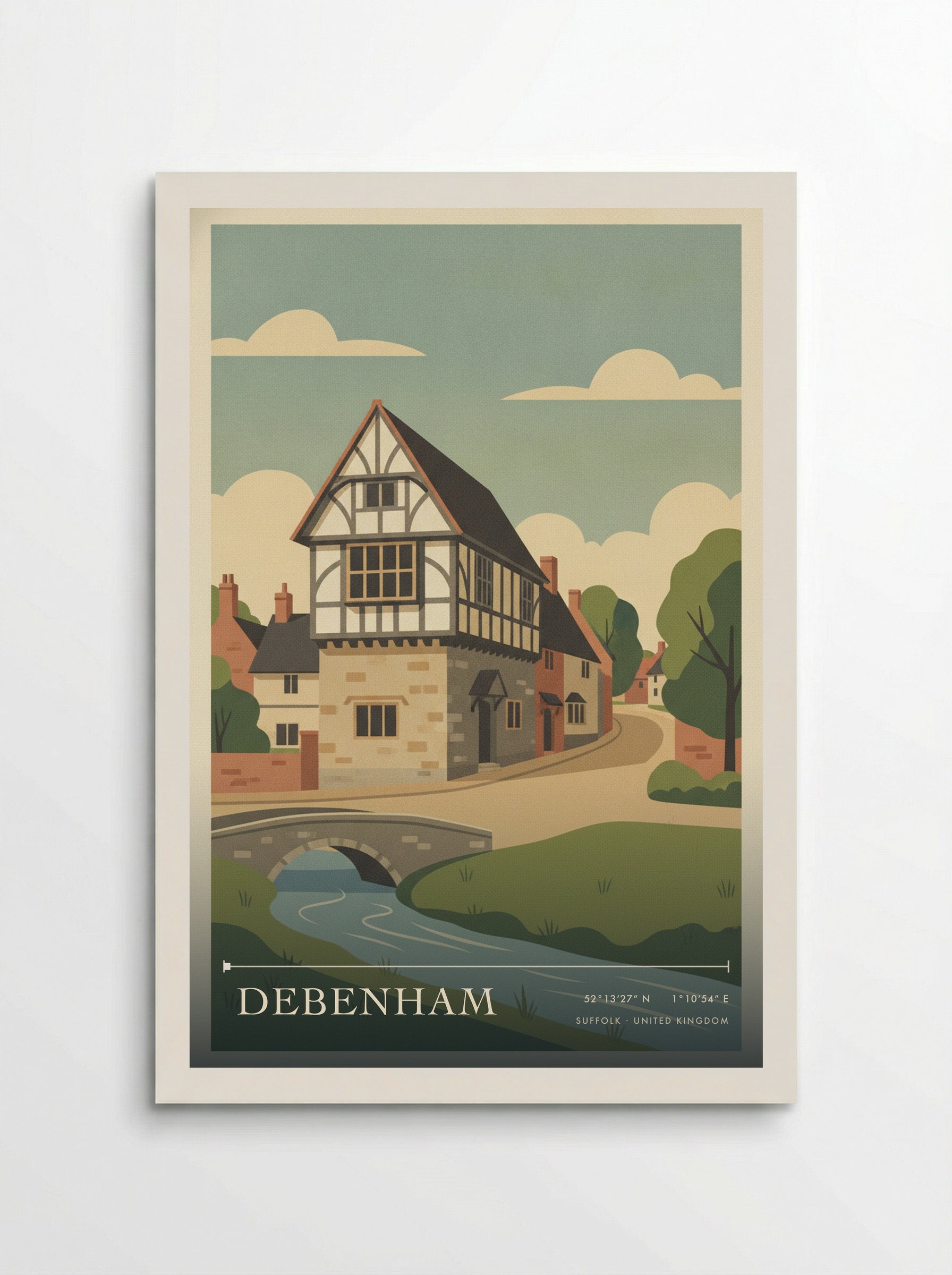 Debenham Suffolk United Kingdom Travel Poster - Poster