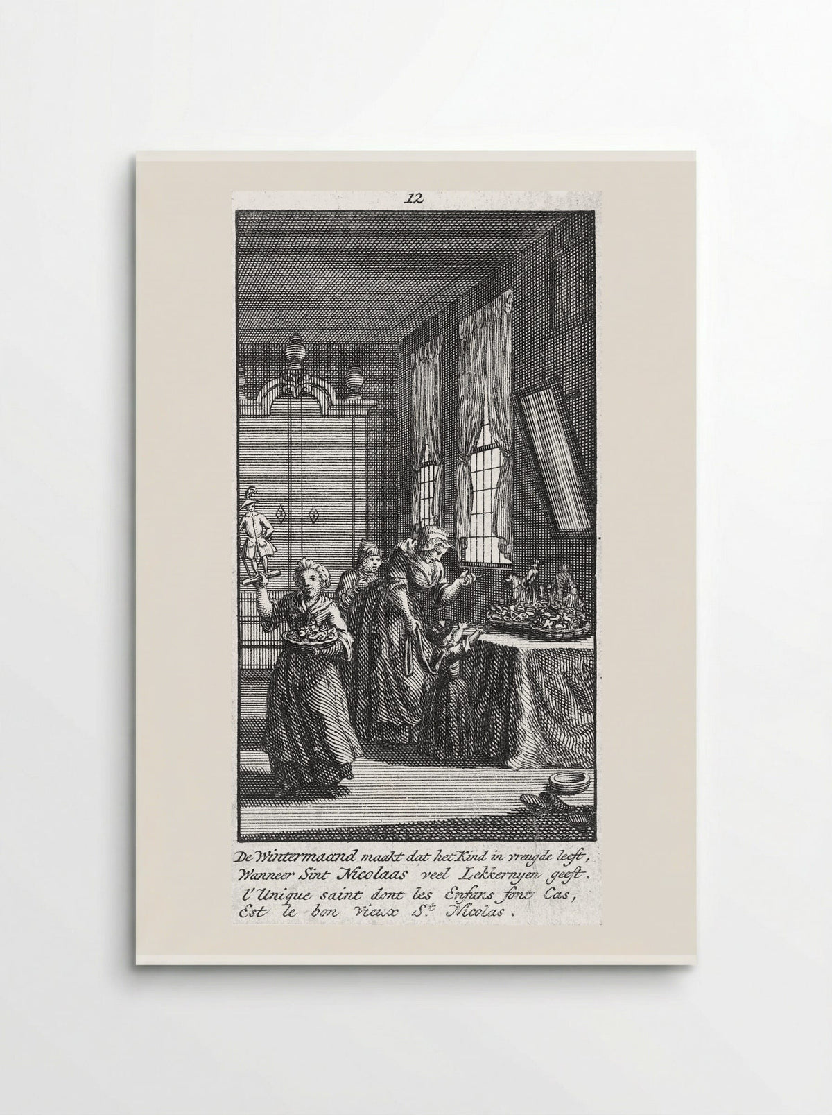 December: Sinterklaasavond - Jan Caspar Philips - Poster