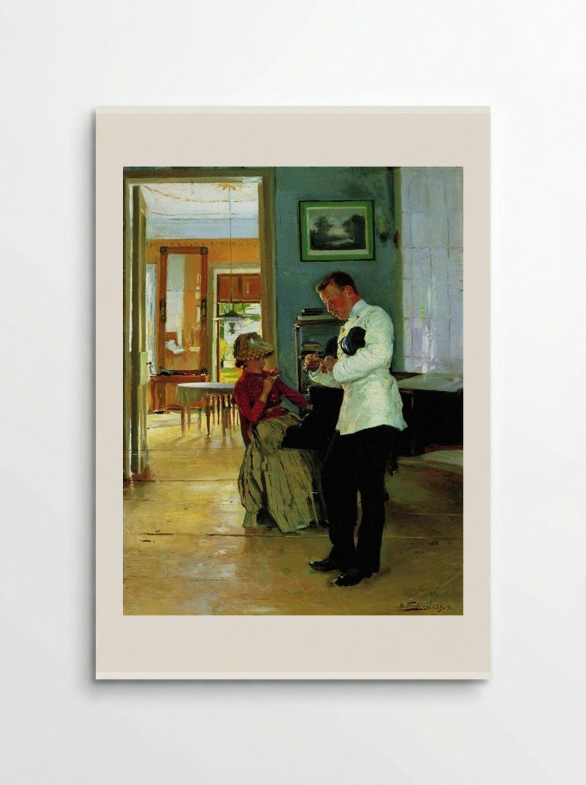 Declaration of Love - Vladimir Makovsky - Poster