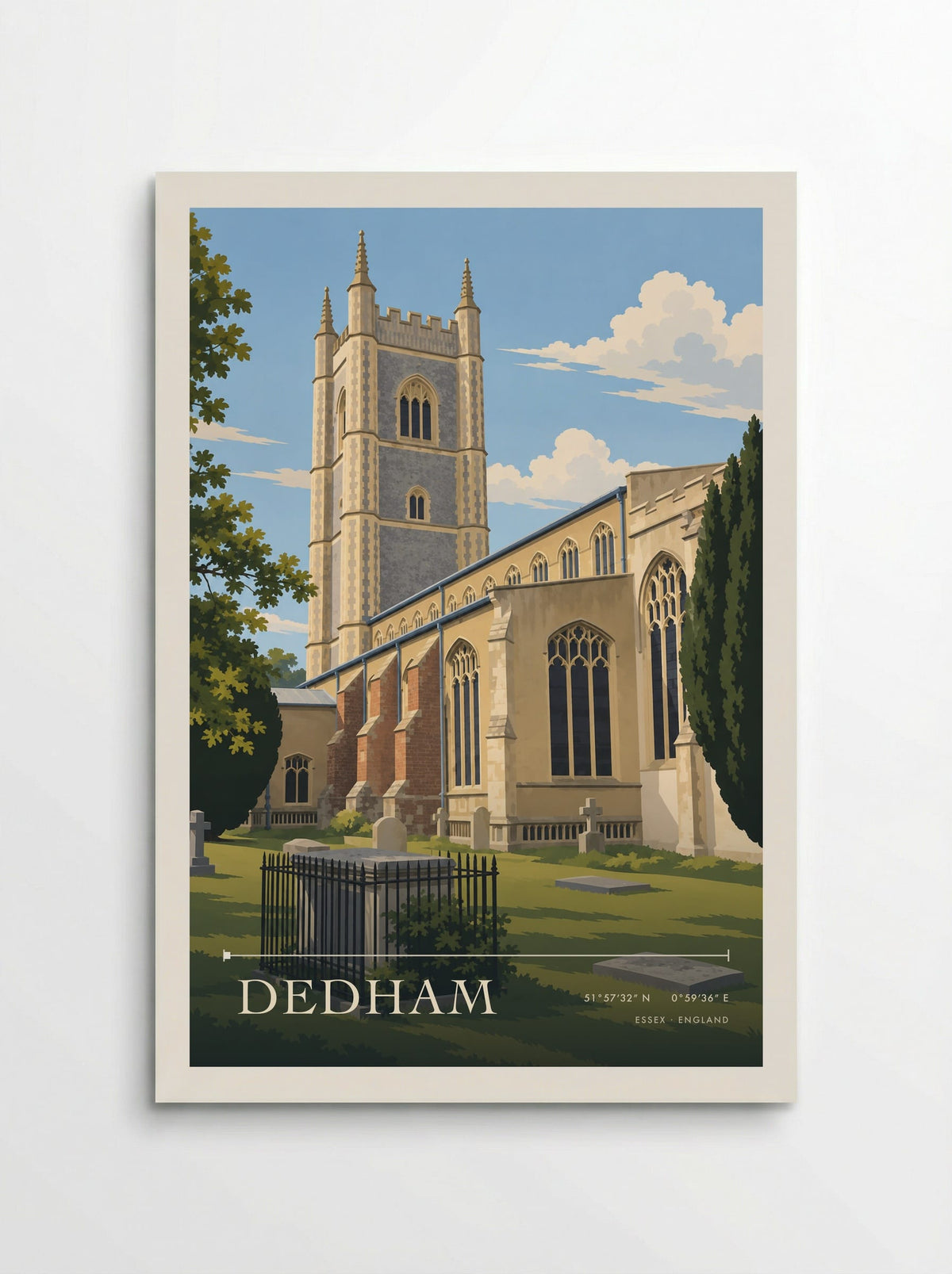 Dedham, Essex | Travel Poster - Poster