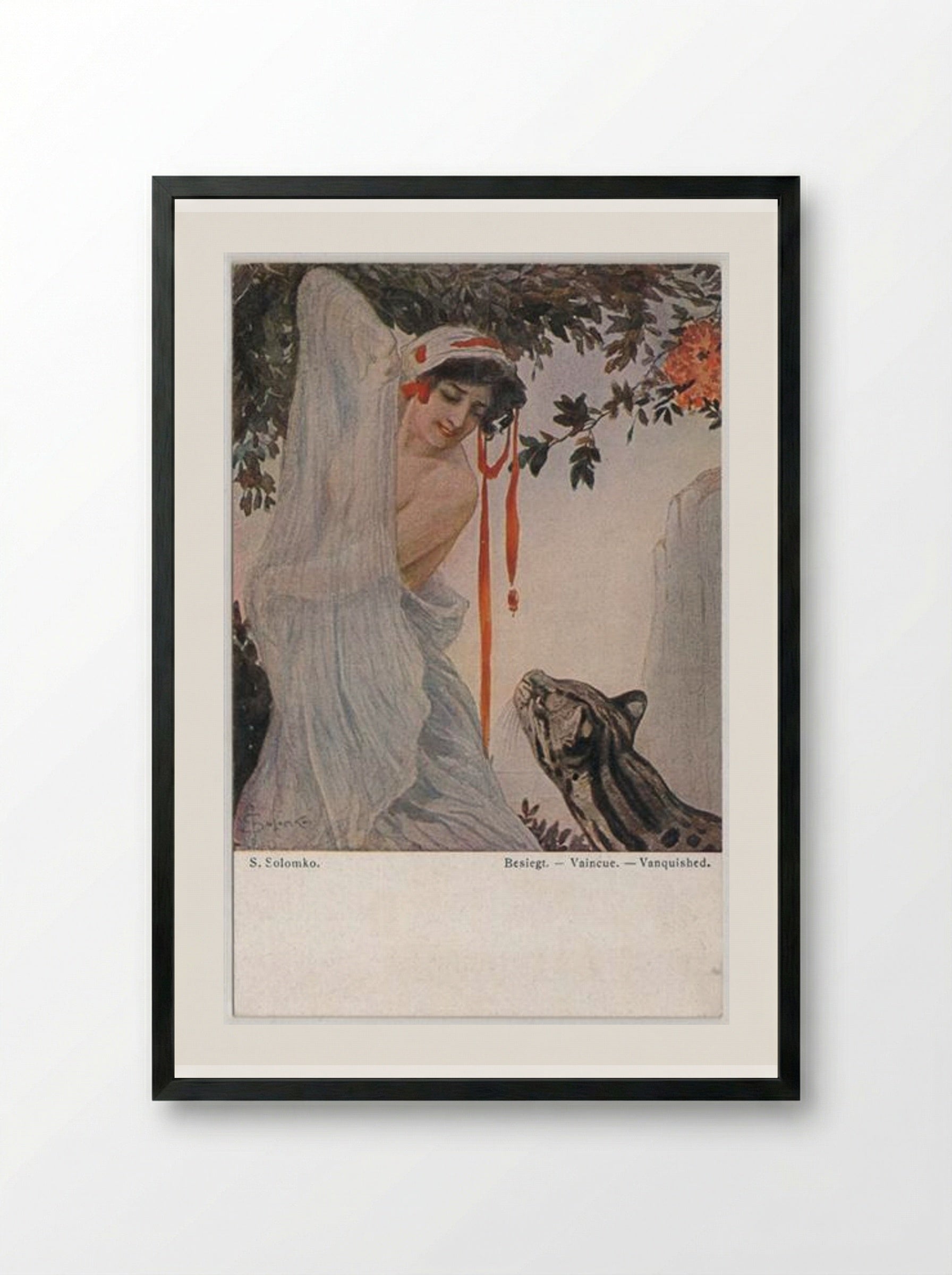 Defeated - Sergey Solomko - Framed Print Black