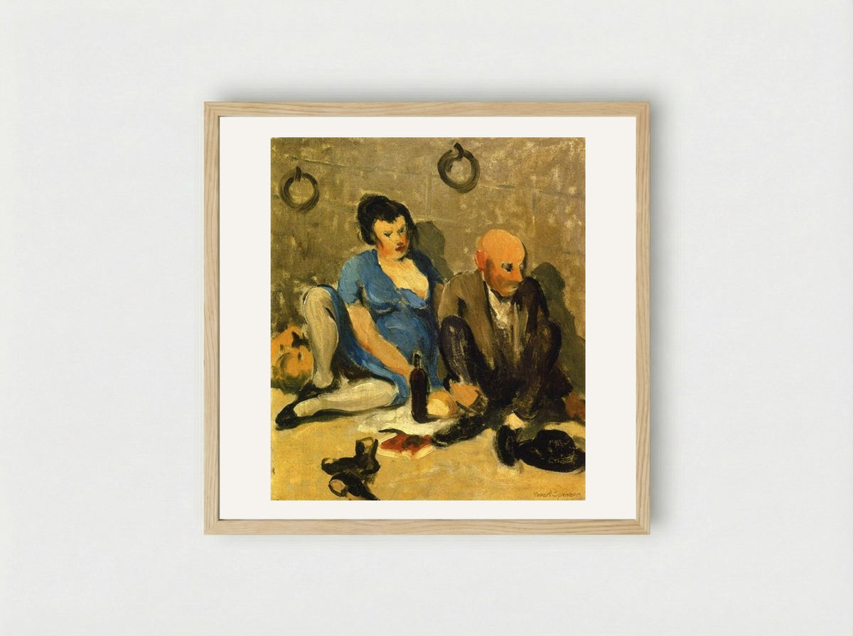 Dejeuner - Robert Spencer - Framed Print Wood