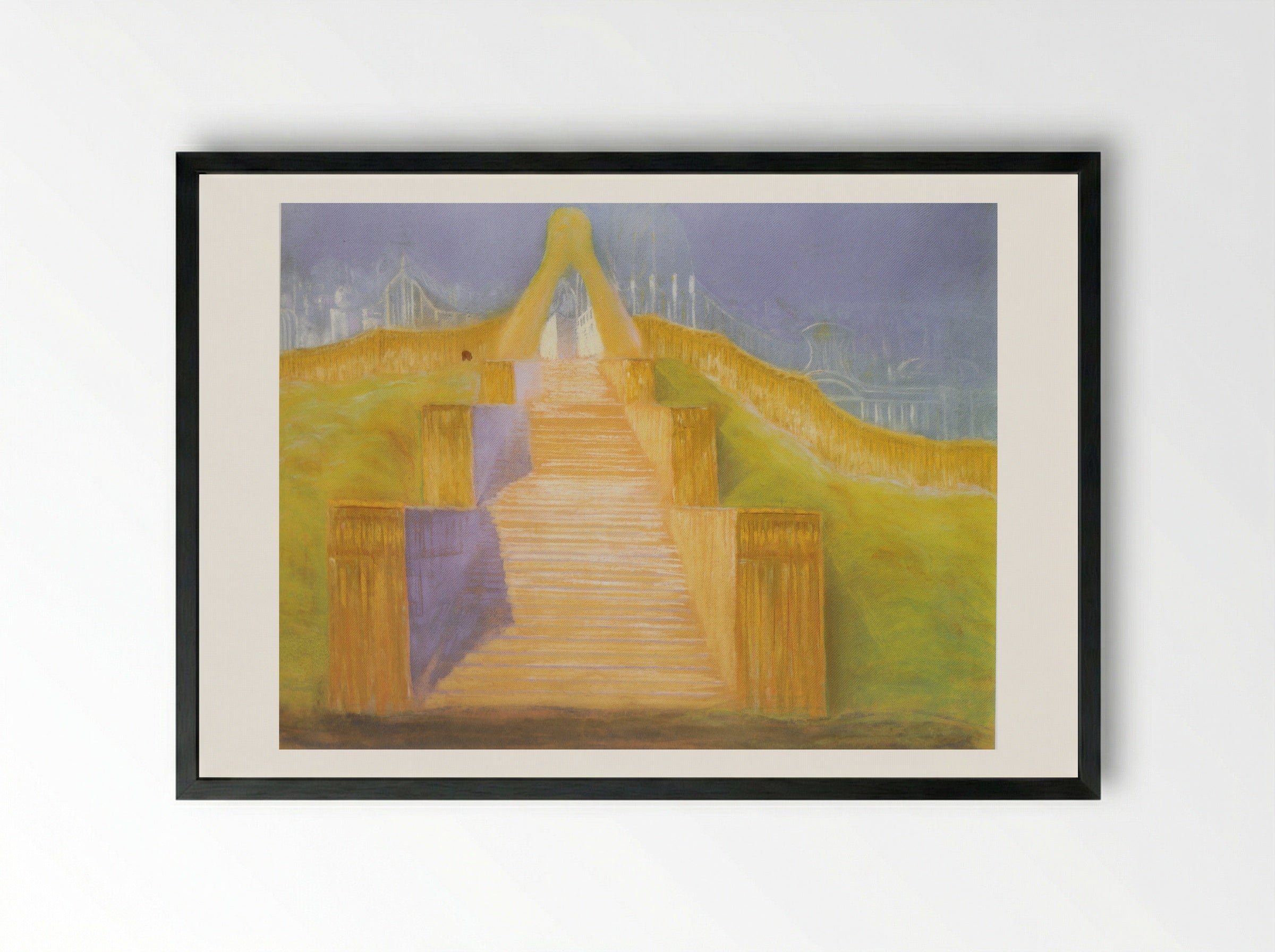 Deluge (I) - Mikalojus Konstantinas Čiurlionis - Framed Print Black