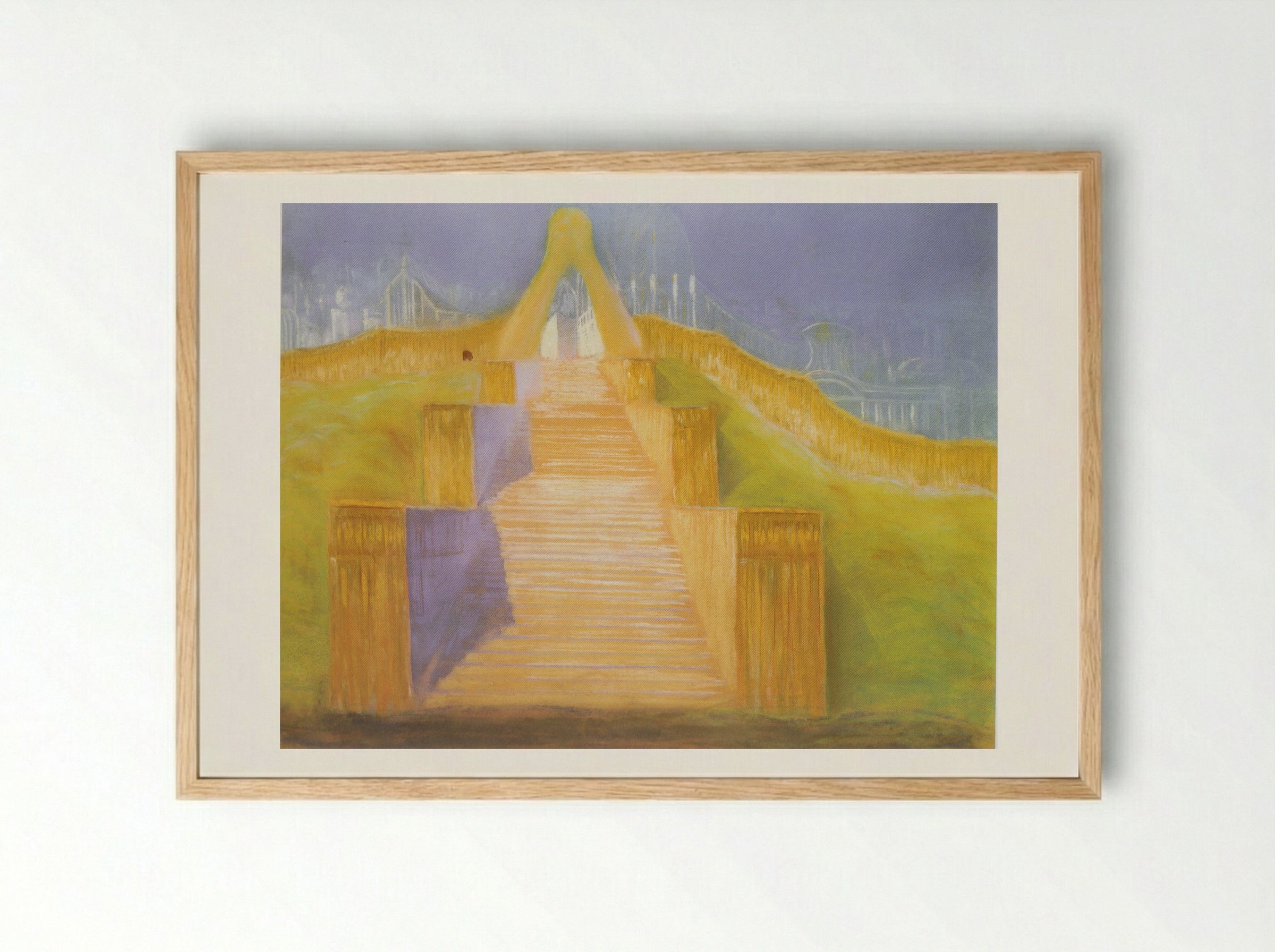 Deluge (I) - Mikalojus Konstantinas Čiurlionis - Framed Print Wood