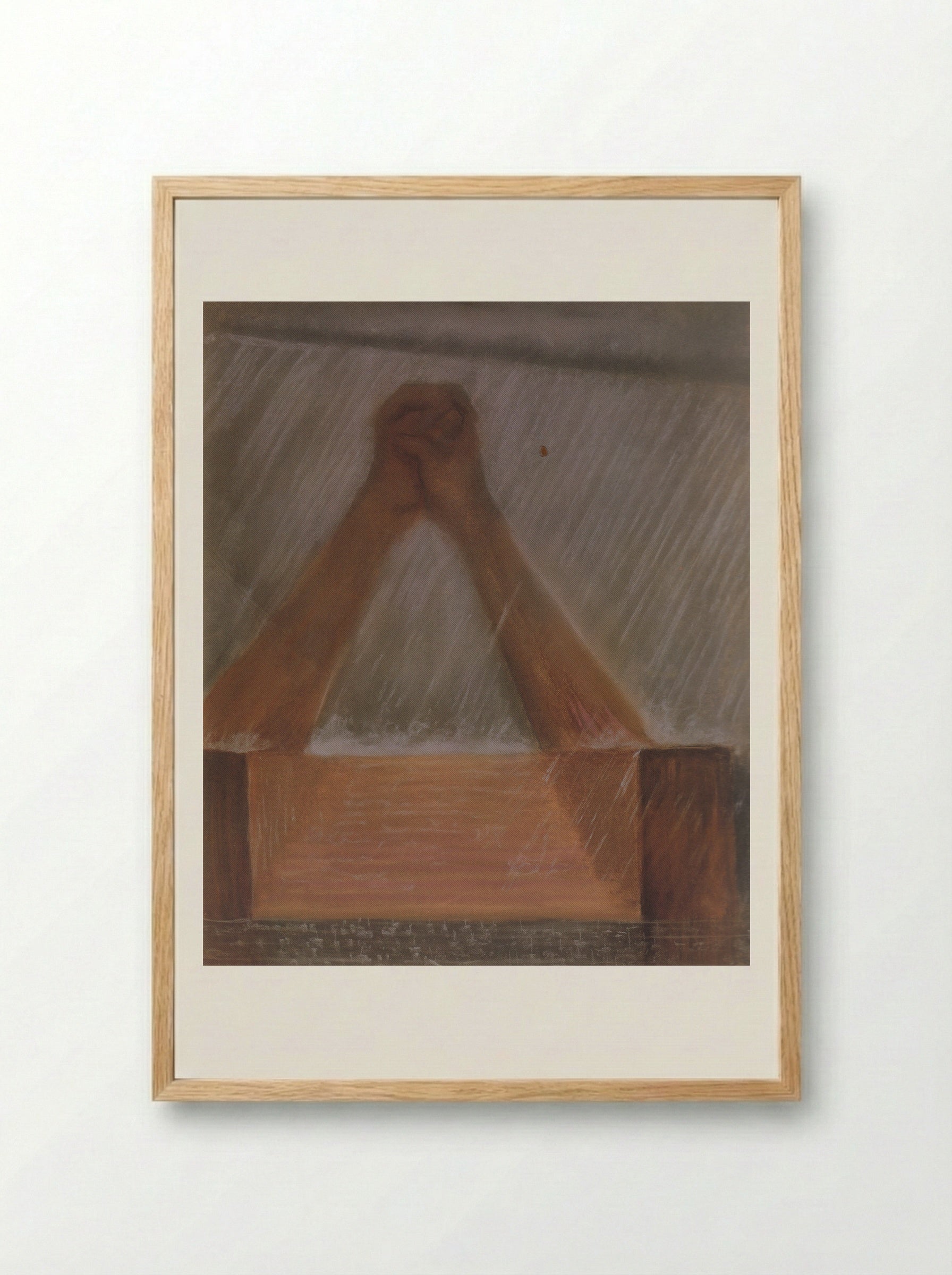 Deluge (IV) - Mikalojus Konstantinas Čiurlionis - Framed Print Wood