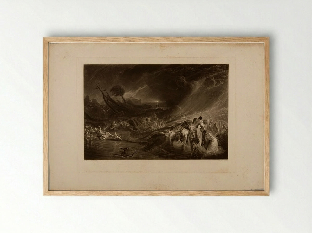Deluge - J.P. Quilley - Framed Print Wood