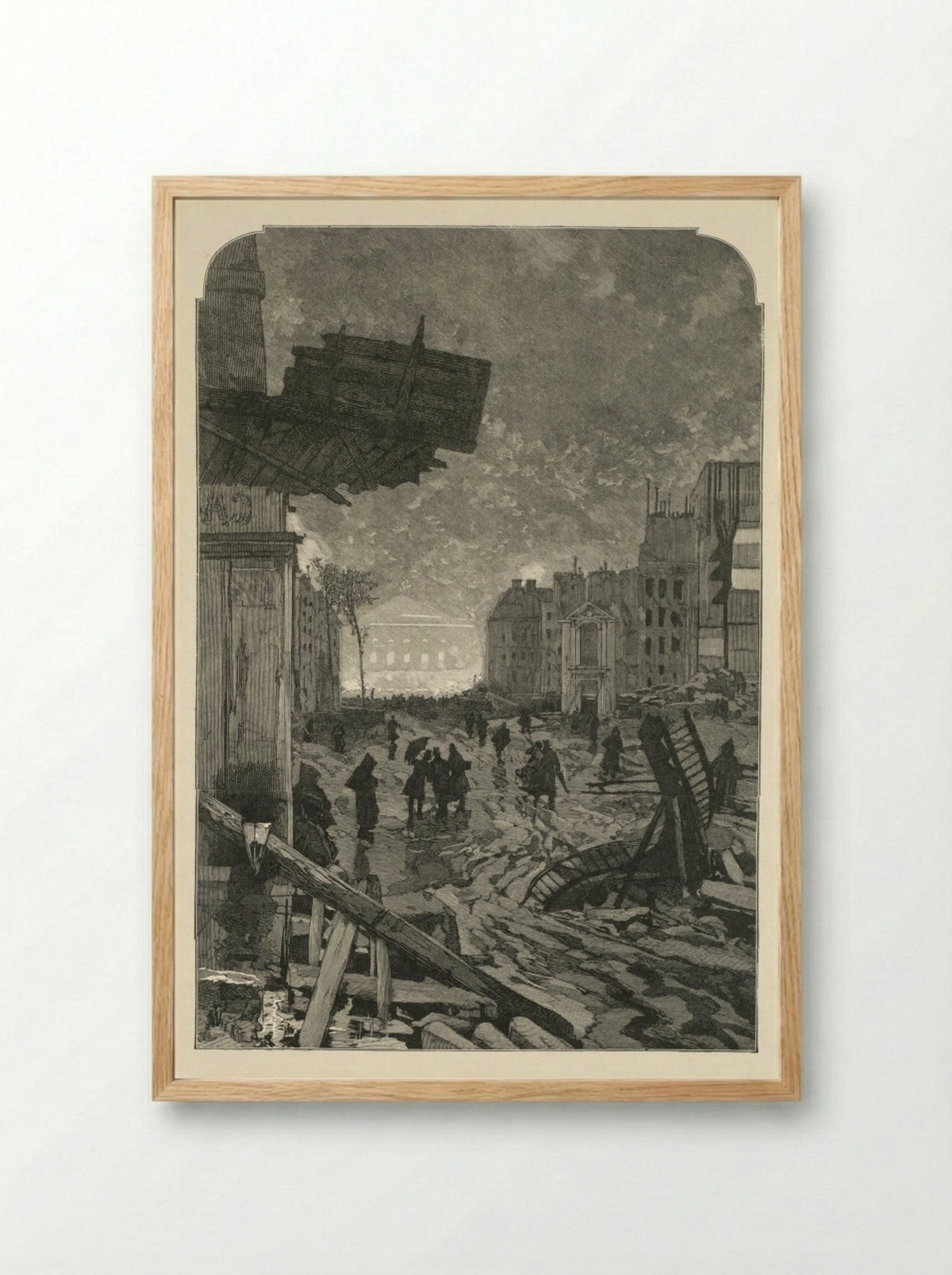 Demolition - Daniel Urrabieta Vierge - Framed Print Wood