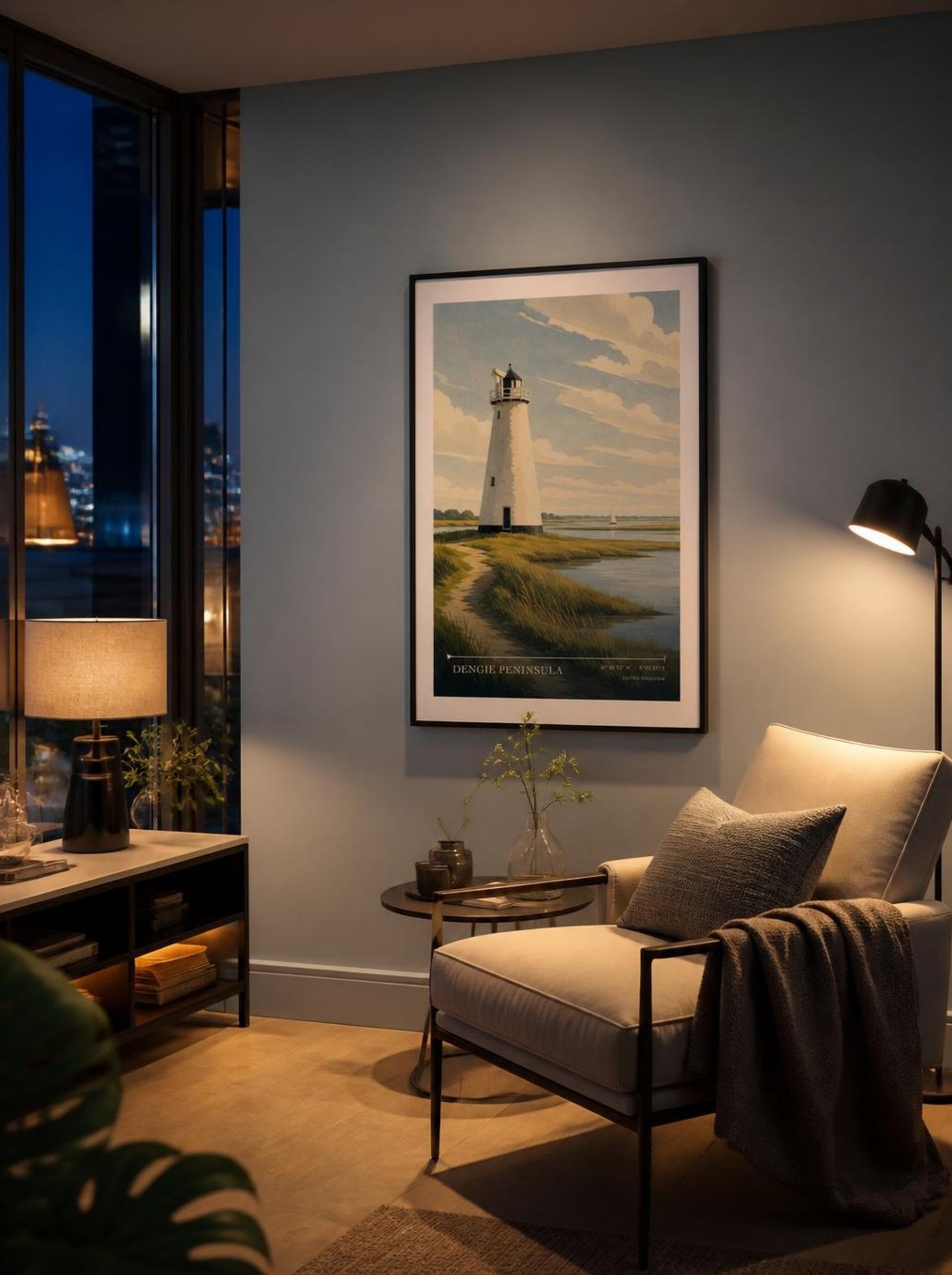 Dengie Peninsula United Kingdom Travel Poster - Lifestyle